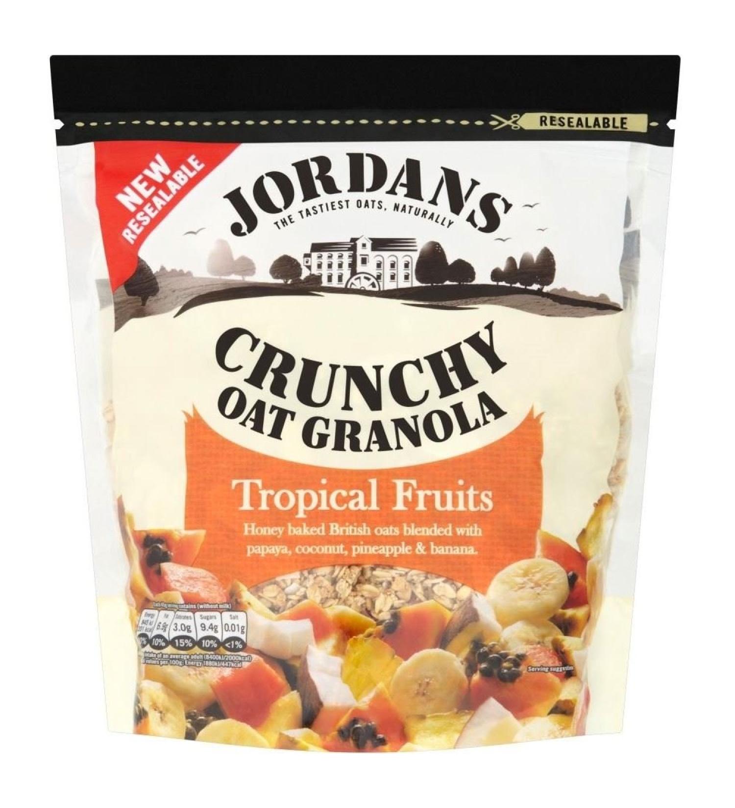 Jordans Le Croquant C r ales D'Avoine Originale De Fruits Tropicaux (De 770G)