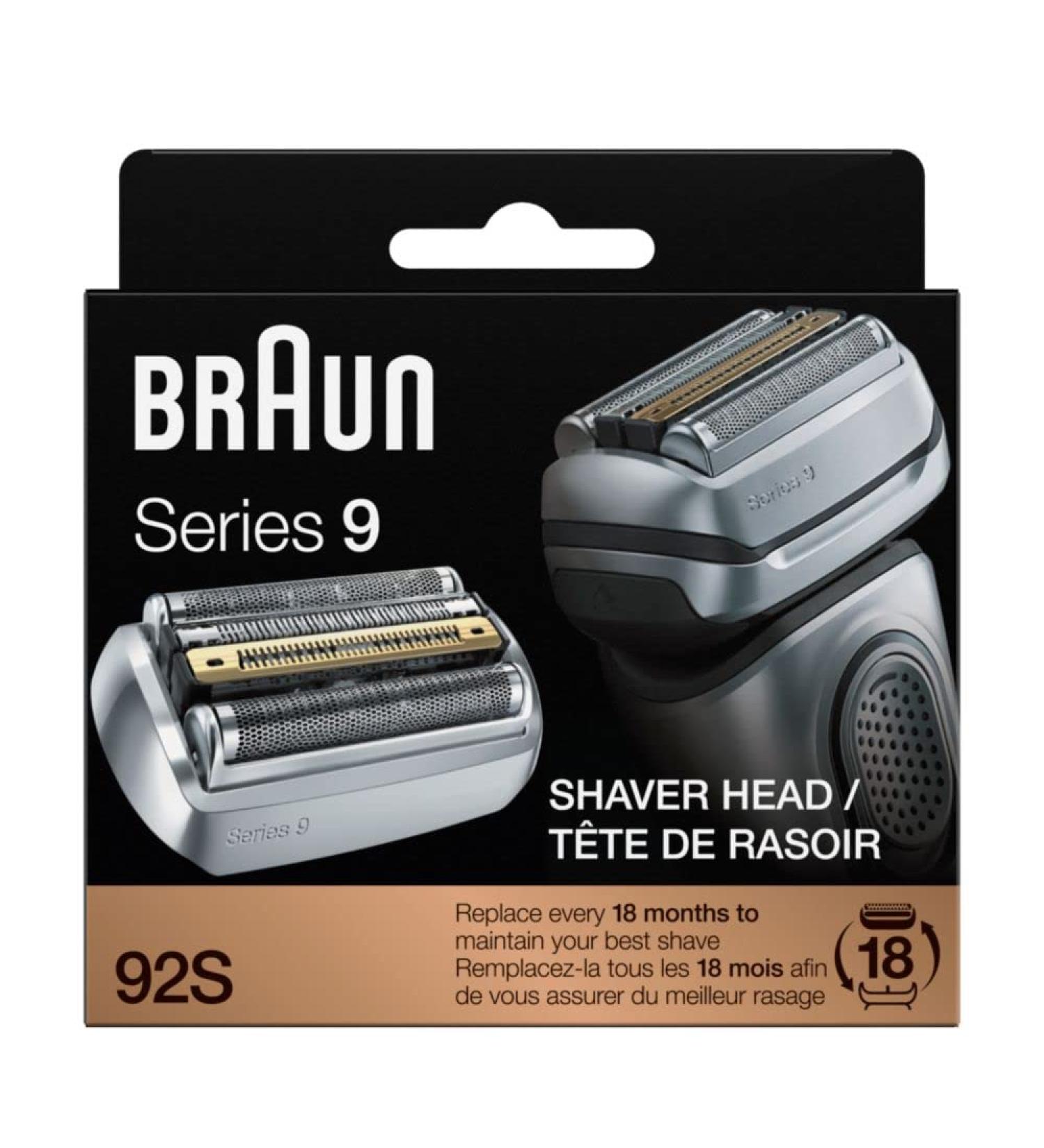 Braun Series 9 92S Electric Shaver Head Replacement Cassette - Compatible with 9290cc, 9291cc, 9370cc, 9293s, 9385cc, 9390cc, 9330s, 9296cc | Best Quality Replacement Blades - Buy Online on GoSupps.com
