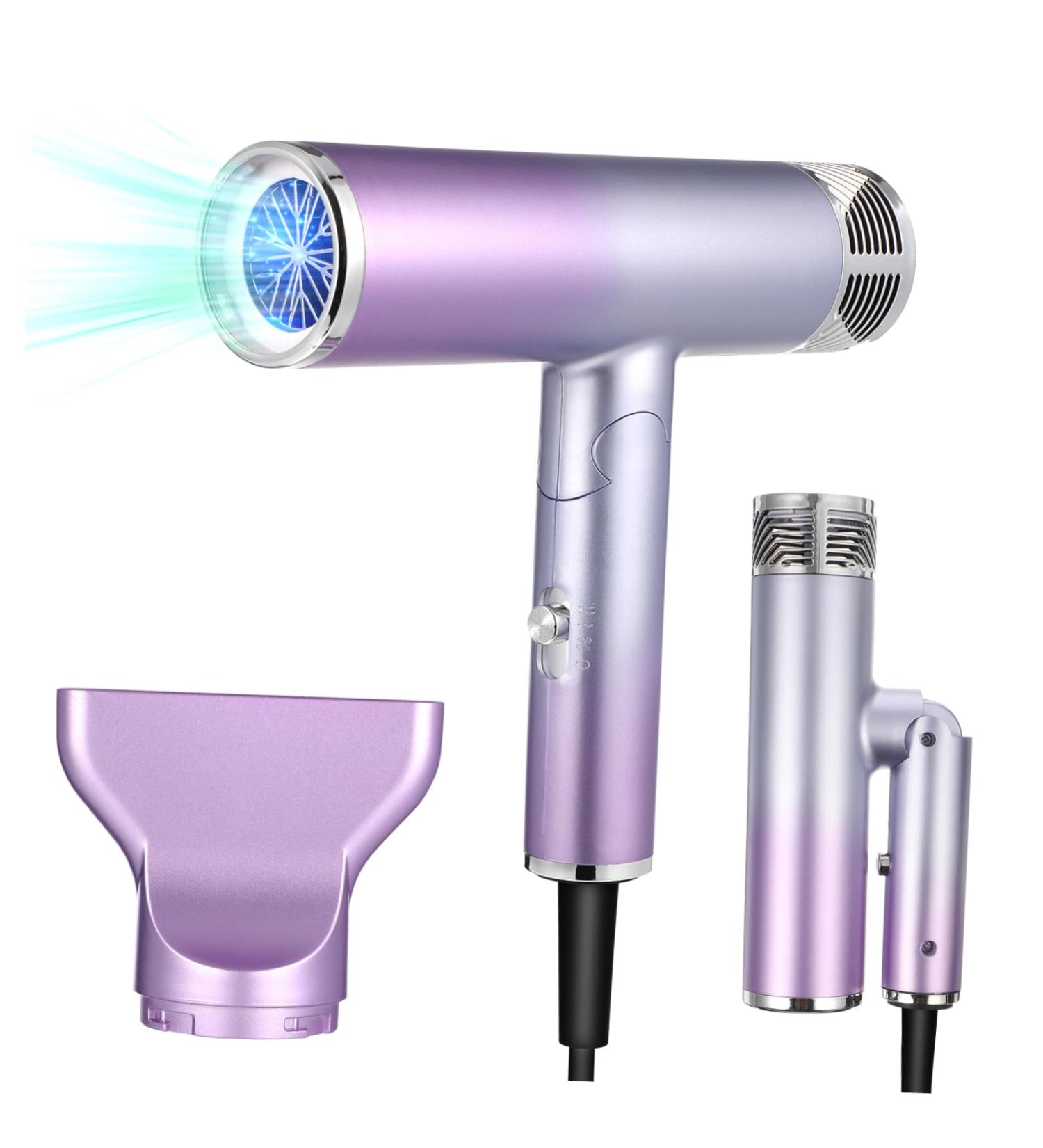 Healeved Foldable Hair Dryer Travel Hair Dryer Hair Dryer Foldable Small Hairdryer Shell Material - Buy Online on GoSupps.com