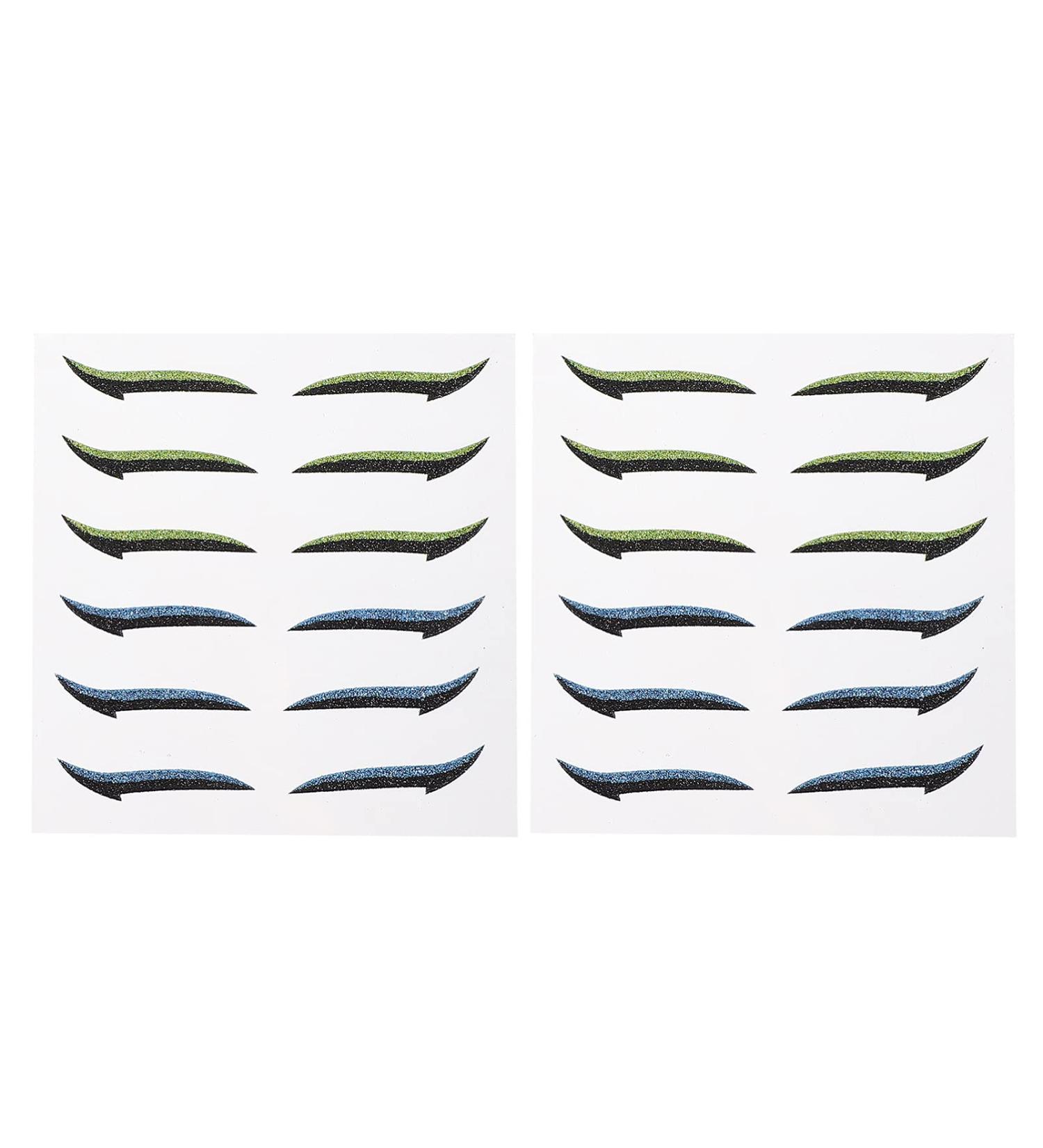 Didiseaon 36 Pairs Glitter Eyeliner Natural Eyelid Tape Double Eyelid Strips Eye Makeup Tool Sticker - Buy Online on GoSupps.com