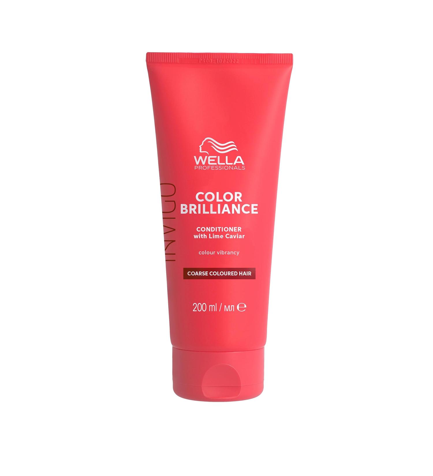 Wella Professionals INVIGO COLOR BRILLIANCE Conditioner for Coarse Hair - 200ml | Best International Shipping - Buy Online on GoSupps.com