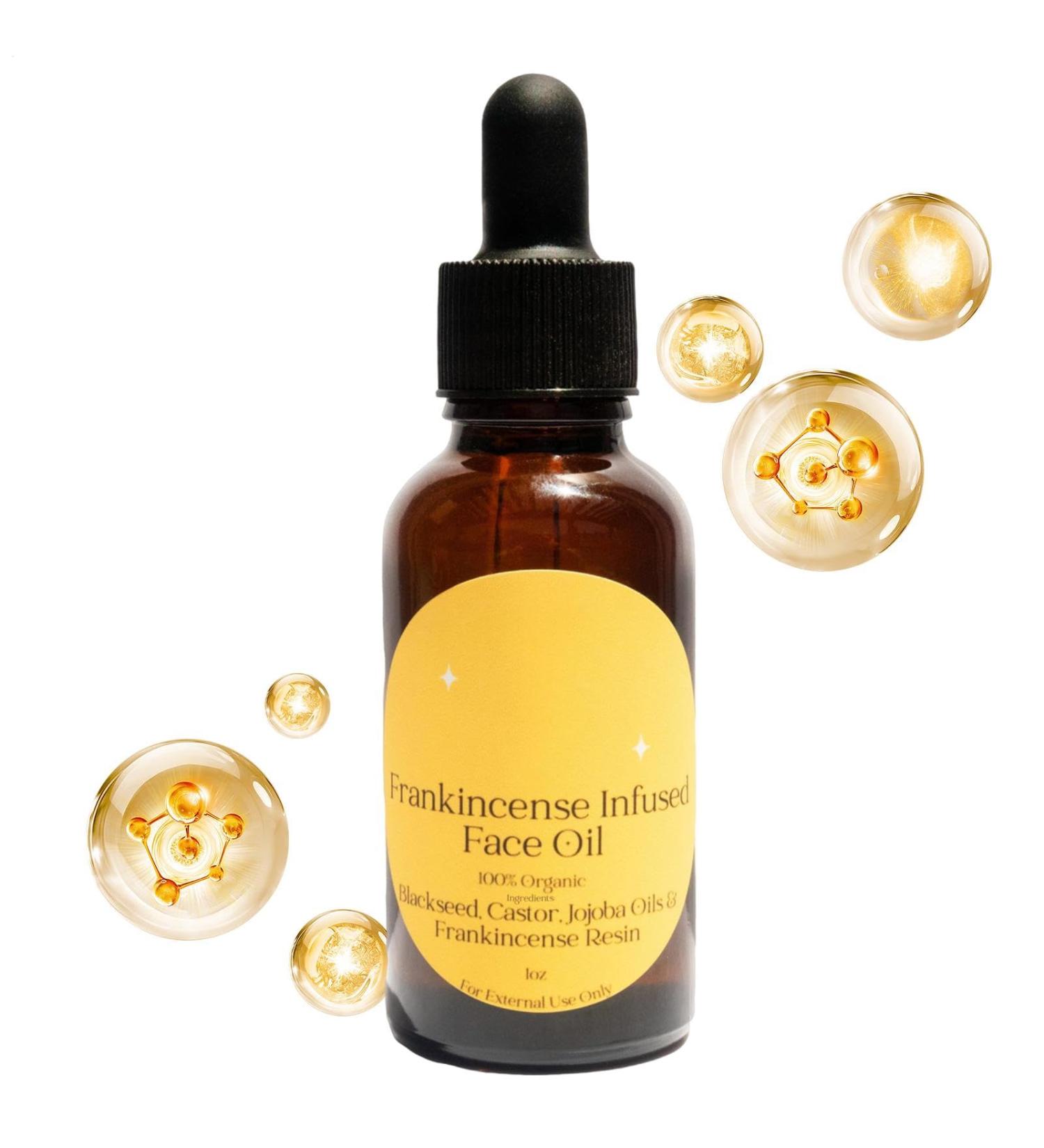  G n rique Frankincense Resin Infused Castor Oil 8/3/3 Centimeters Organic Face Oil Lightweight Face Moisturizer 1oz Natural for Hydrating and Massaging Skin - Buy Online on GoSupps.com