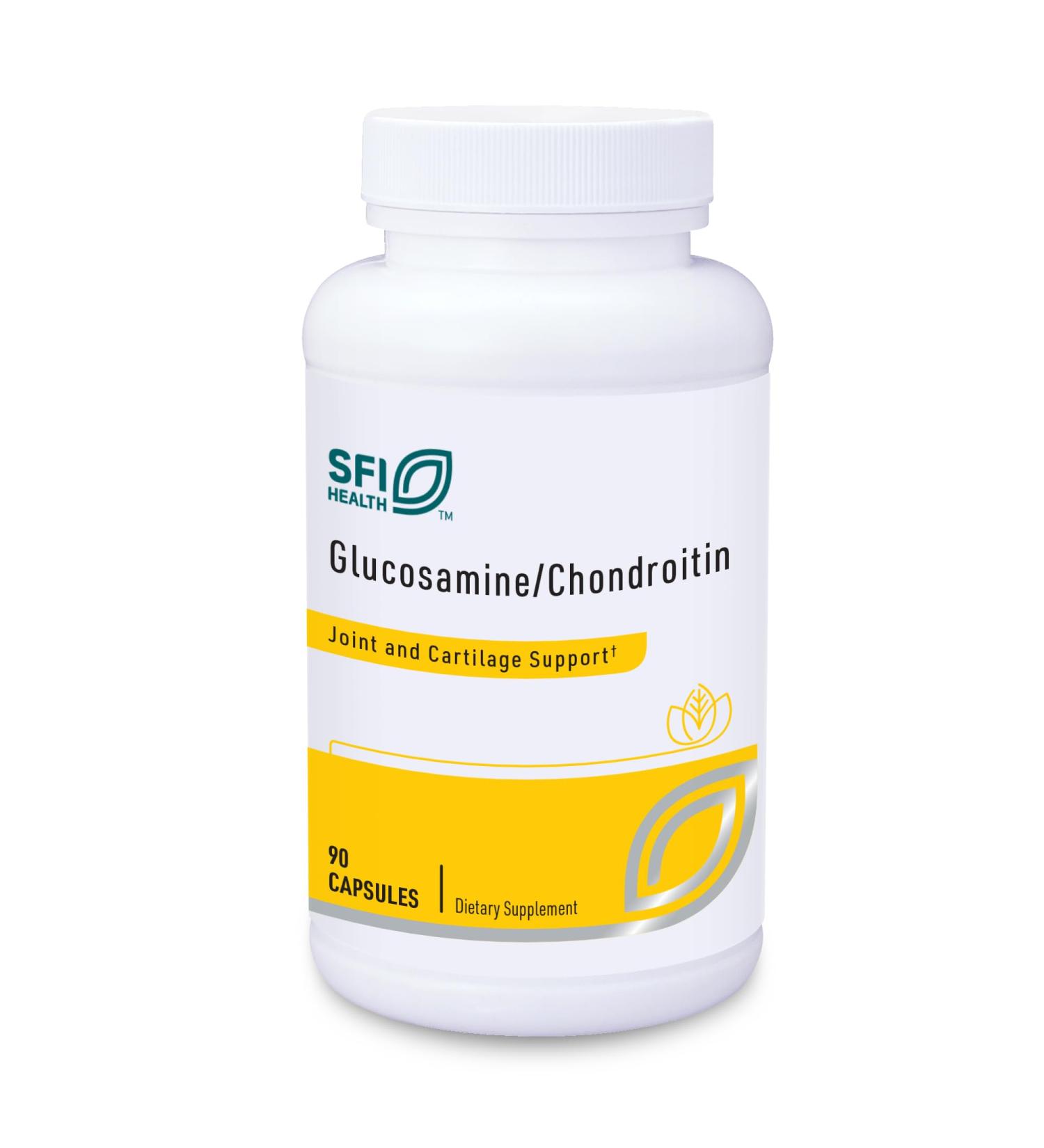 Klaire Labs SFI Health Glucosamine Chondroitin - A Popular Combination for Joint Support, Soy & Dairy-Free (90 Capsules) - Buy Online on GoSupps.com