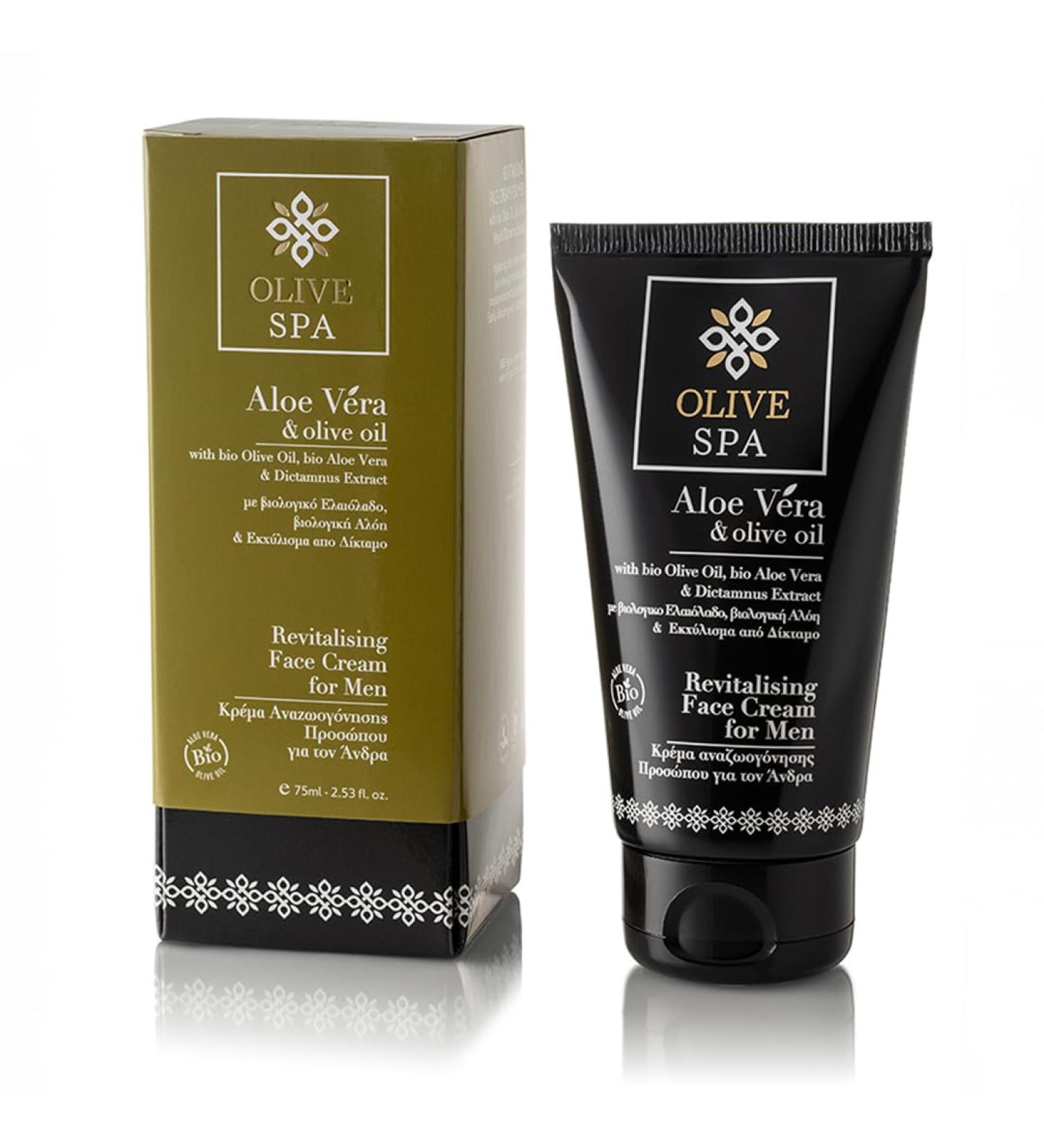 Olive Spa Revitalizing Skin Cream for Men 75 ml - Buy Online on GoSupps.com