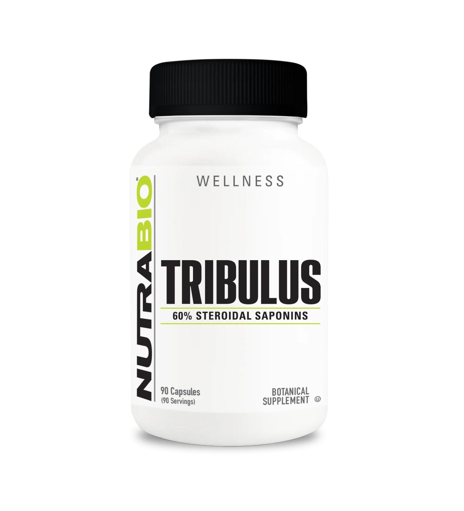 NutraBio Tribulus Terrestris Extract Supplement 500mg - Tribulus Terrestris for Men and Women- Natural Vitality Booster 90 Capsules - Buy Online on GoSupps.com
