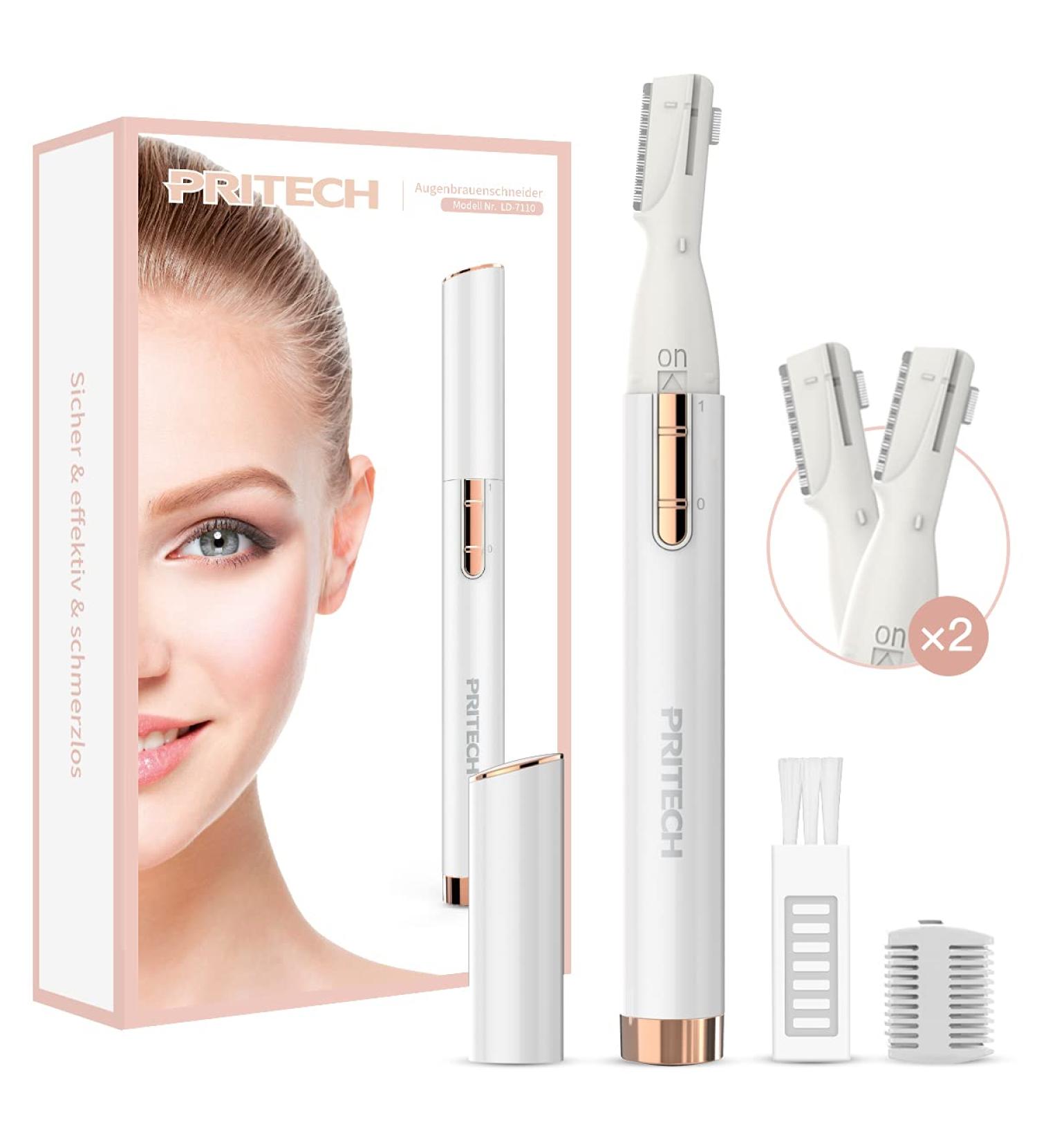 Precision Eyebrow & Facial Trimmer for Women - No Cutting Risk | Mini Electric Shaving Tool - Buy Online on GoSupps.com
