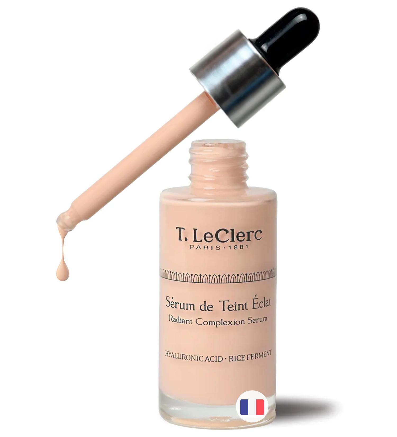 T. LeClerc S rum Teint clat Anti- ge 30 ml N 4 Nude - Fluide l Acide Hyaluronique Double action : fond de teint l ger + anti ge - Effet Seconde Peau Teint Lumineux & Unifi 04 Nude - Buy Online on GoSupps.com
