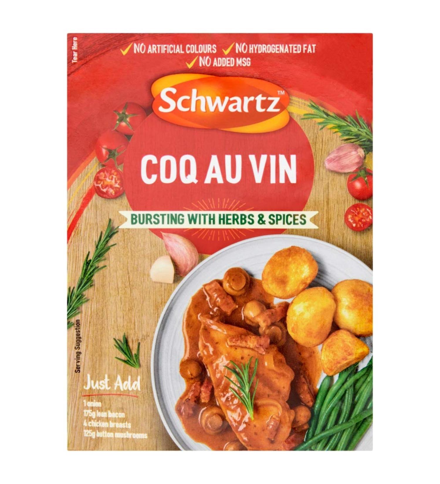 Schwartz Coq Au Vin Recipe Mix 35g
