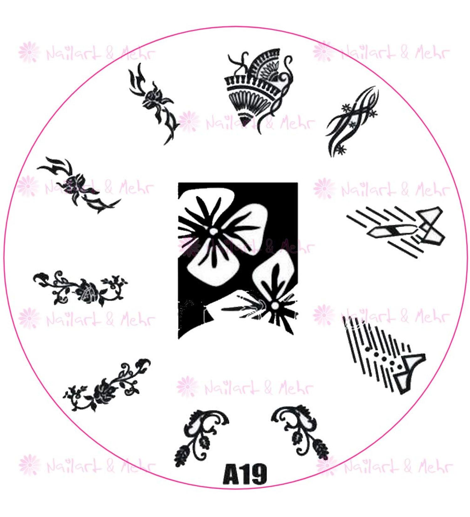 Stamping template # A-19