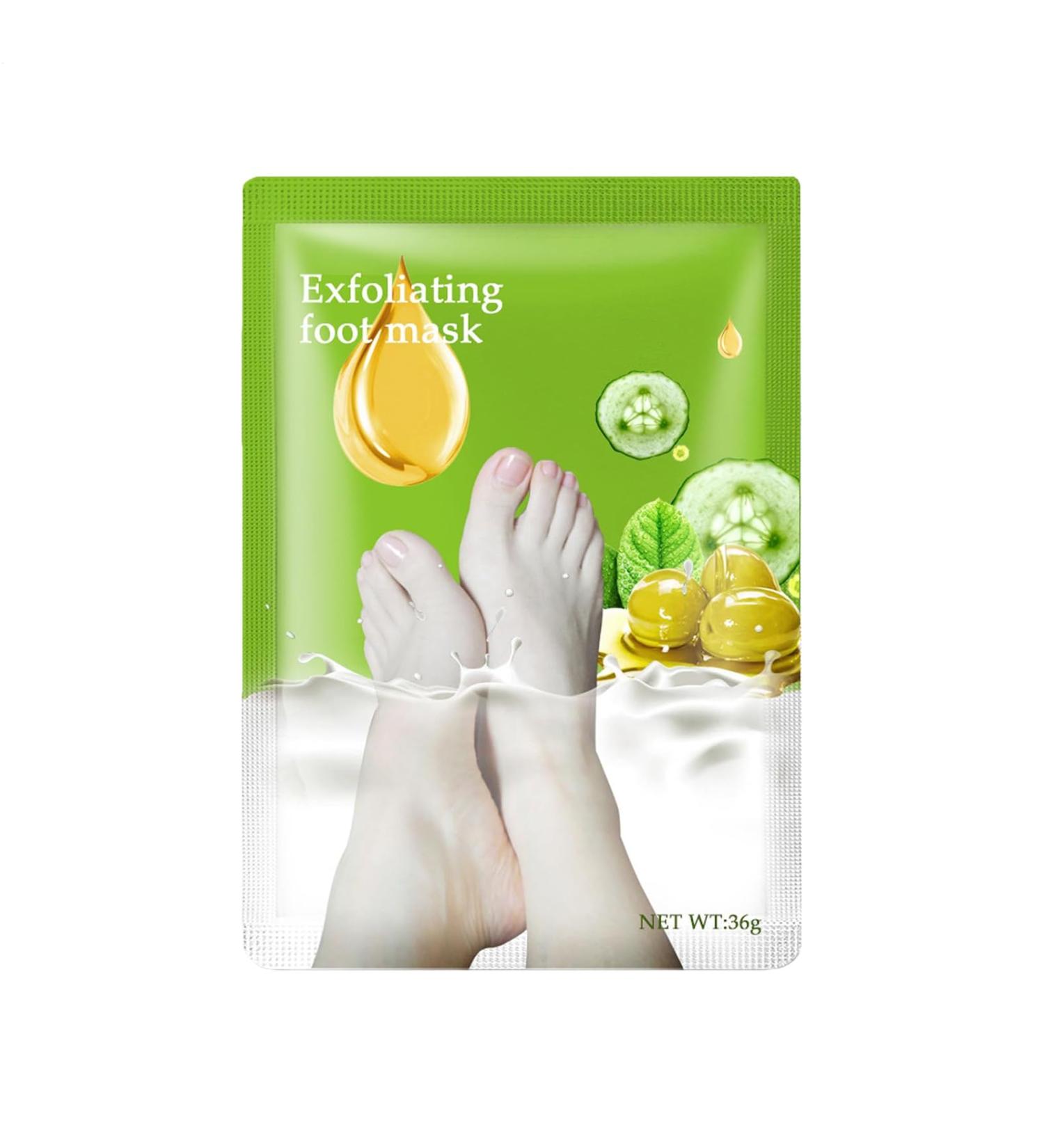 Masque exfoliant pour pieds secs - Hydratant et claircissant doux - R pe pour callosit s - Couverture de soin des pieds - Pour r paration beaut hydratation femmes hommes maison - Buy Online on GoSupps.com