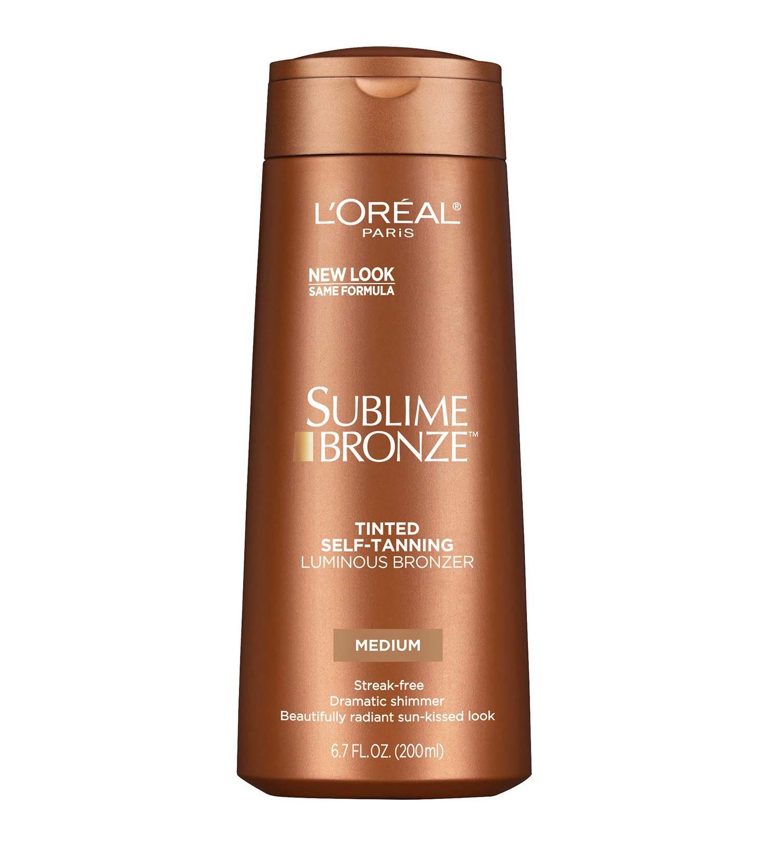 L'Oreal Paris Sublime Bronze Luminous Bronzer Self-Tanning Lotion 6.7 oz (Pack of 3) - Best Self-Tanner for a Sun-Kissed Glow - Buy Online on GoSupps.com