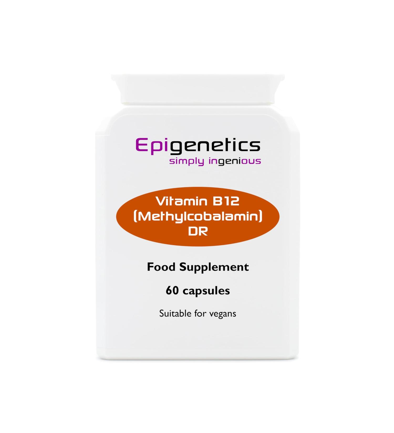 Vitamin B12 Methylcobalamin DR | 1000mcg Vitamin B12 Supplement | 60 Vegan Friendly Capsules UK Made | 1 Capsule Daily (2 Month Supply)