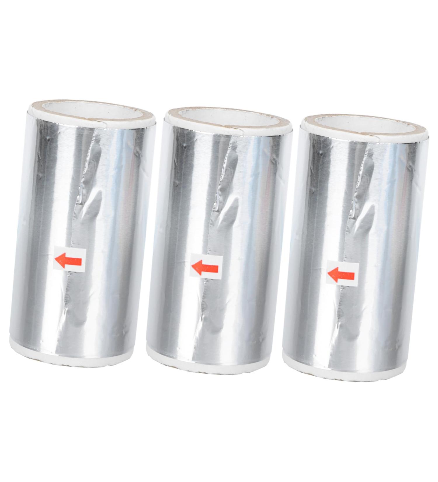 Beavorty 3Rolls nail foil nail art remover tinfoil nail art nail soak off foil Manicure Polish Remover Pads gold foil nails Nail Remover Foil Wraps aluminium nail tool thin section Tin foil - Buy Online on GoSupps.com