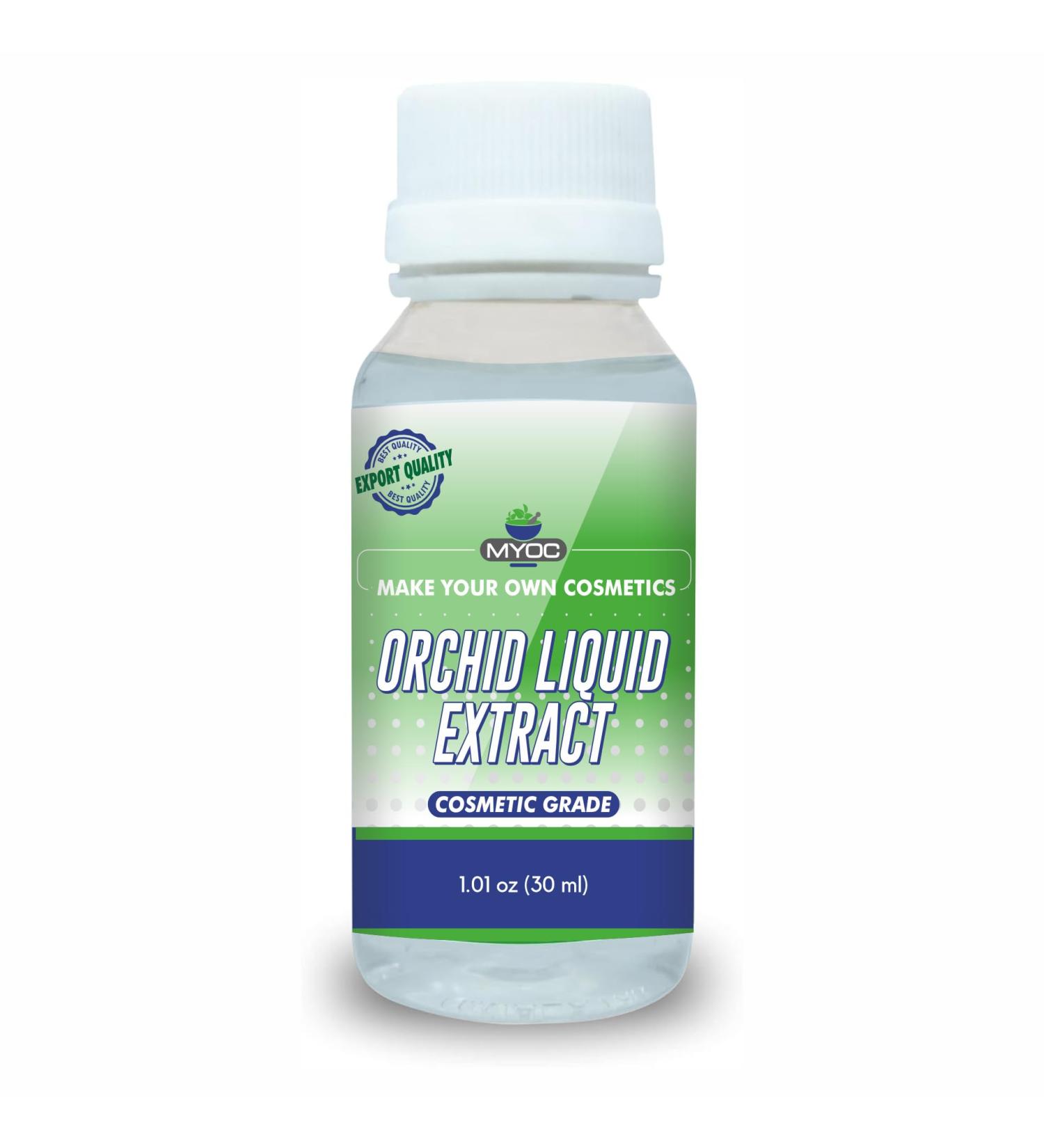 Myoc Orchid Liquid Extract Cosmetic Class Botanical Ingredients Nonedible Herbal Extract for DIY Skin Care and Hair Care 30ml