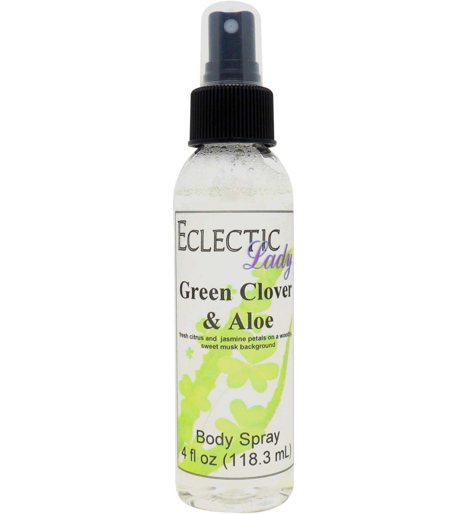 Green Clover And Aloe Body Spray 4 ounces Body Mist for Women with Clean Light & Gentle Fragrance Long Lasting Perfume with Comforting Scent for Men & Women Cologne with Soft Subtle Aroma For 4 Fl Oz (Pack of 1) - Buy Online on GoSupps.com