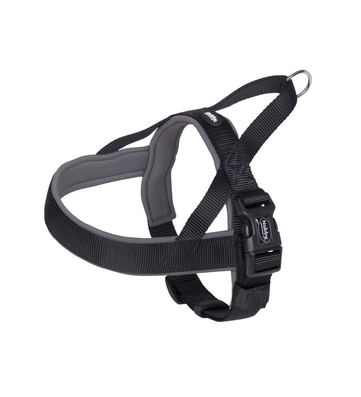 Nobby Norwegians Classic Preno - 75-98 cm Black/Gray Dog Lead | High-Quality 40/45 mm Pet Accessory - International Shipping Available - Buy Online on GoSupps.com