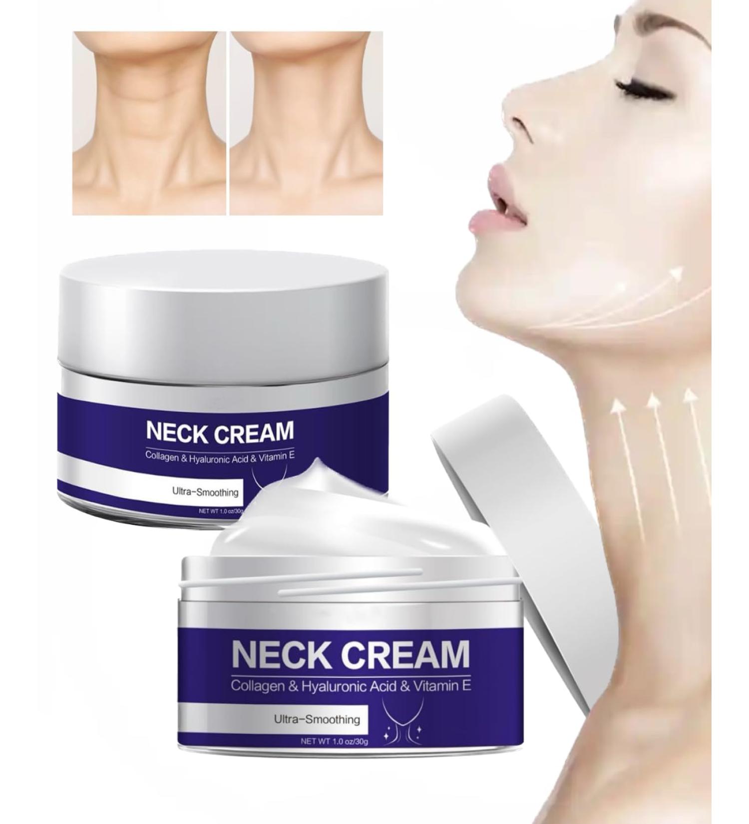 Tighten & Lift Firming Neck Cream Uoohe Neck Cream Anti-Aging Neck Cream For Women Anti Wrinkle Moisturizing Neck Cream For Women(2PC) - Buy Online on GoSupps.com