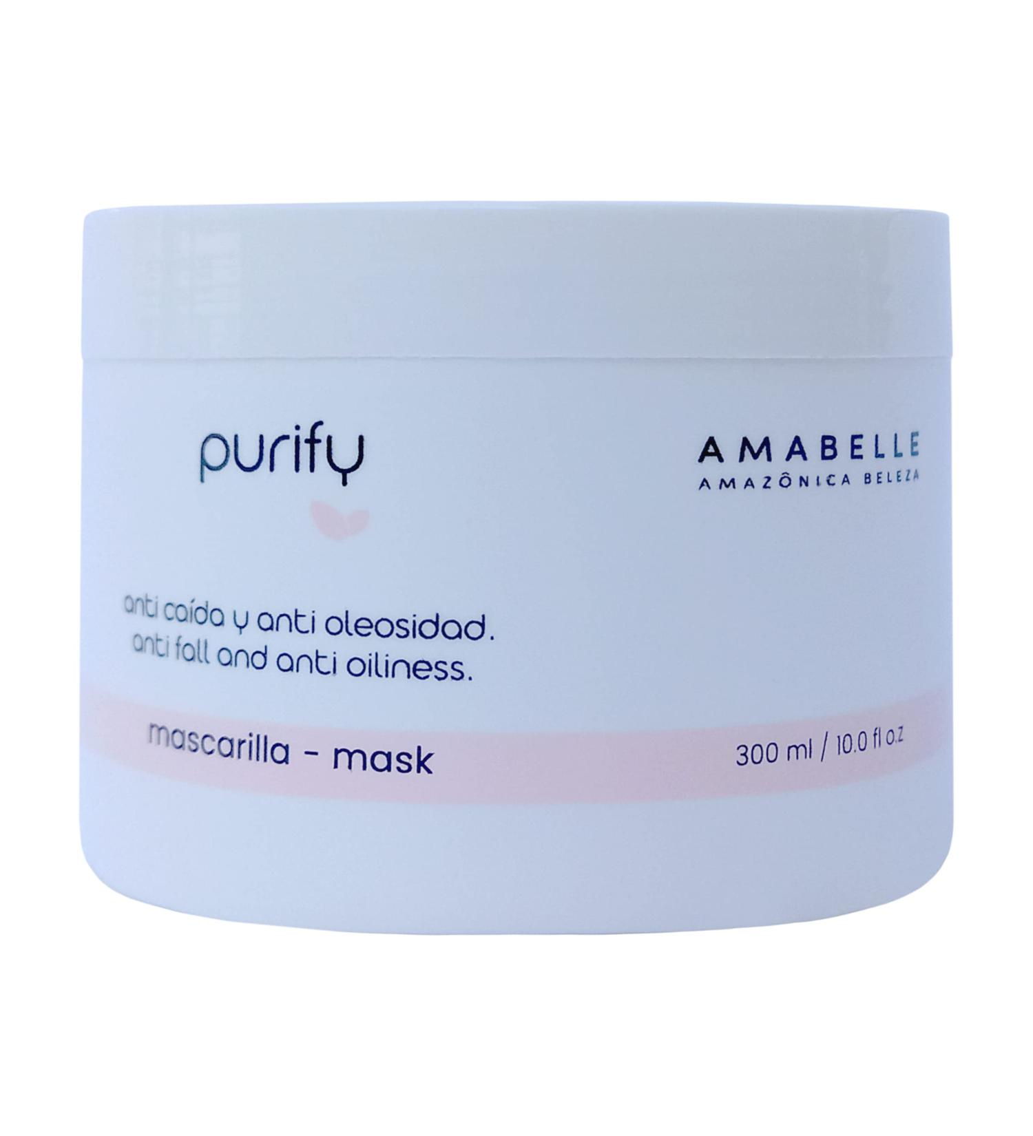 AMAZONICA BELEZA Purify Hair Mask Amabelle 300g/10.0 Fl Oz - Anti Hair Fall & Oiliness Treatment - Buy Online on GoSupps.com