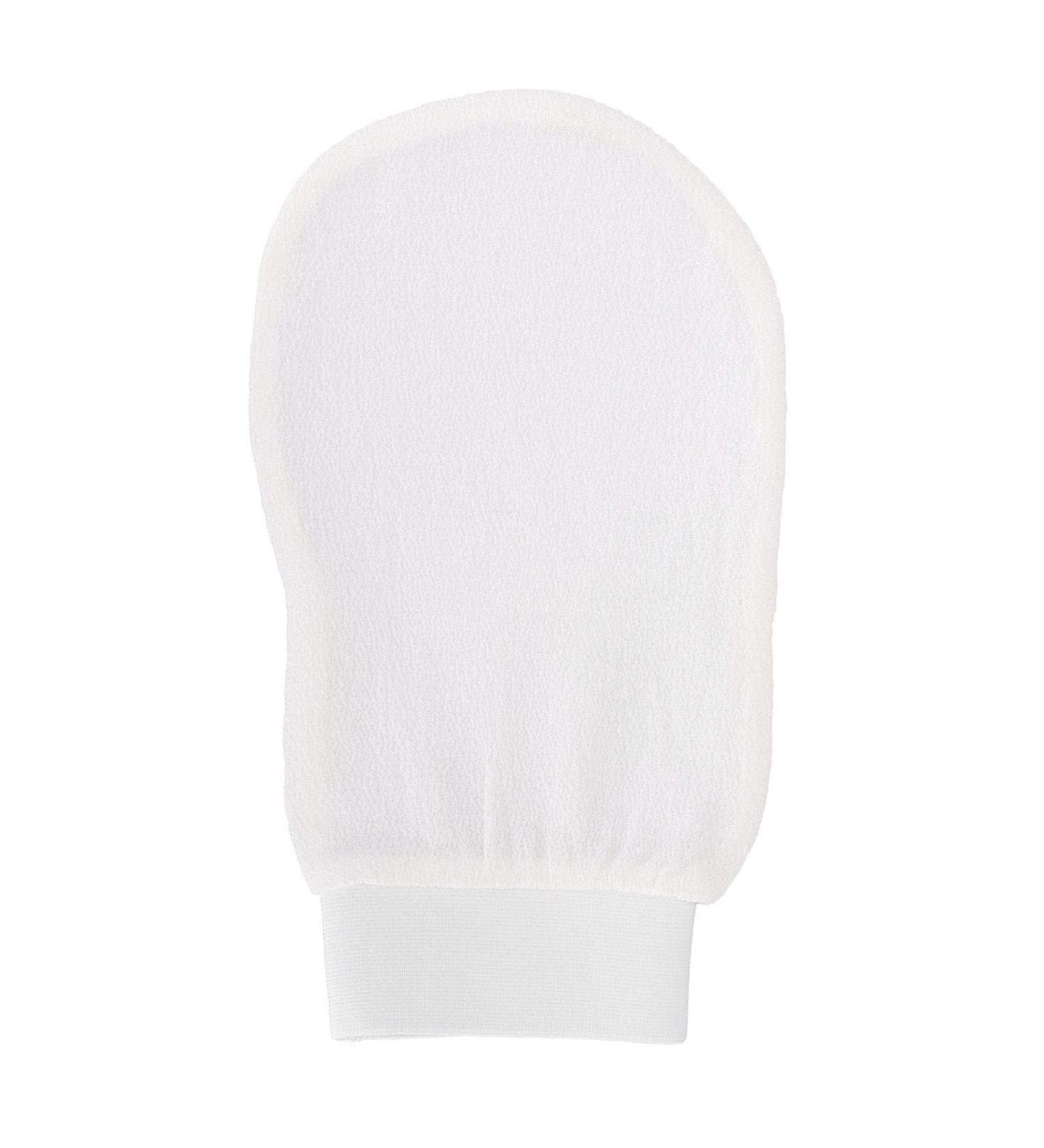 White Body Exfoliating Gloves - Removes Dead Skin for Bath Skincare - Buy Online on GoSupps.com
