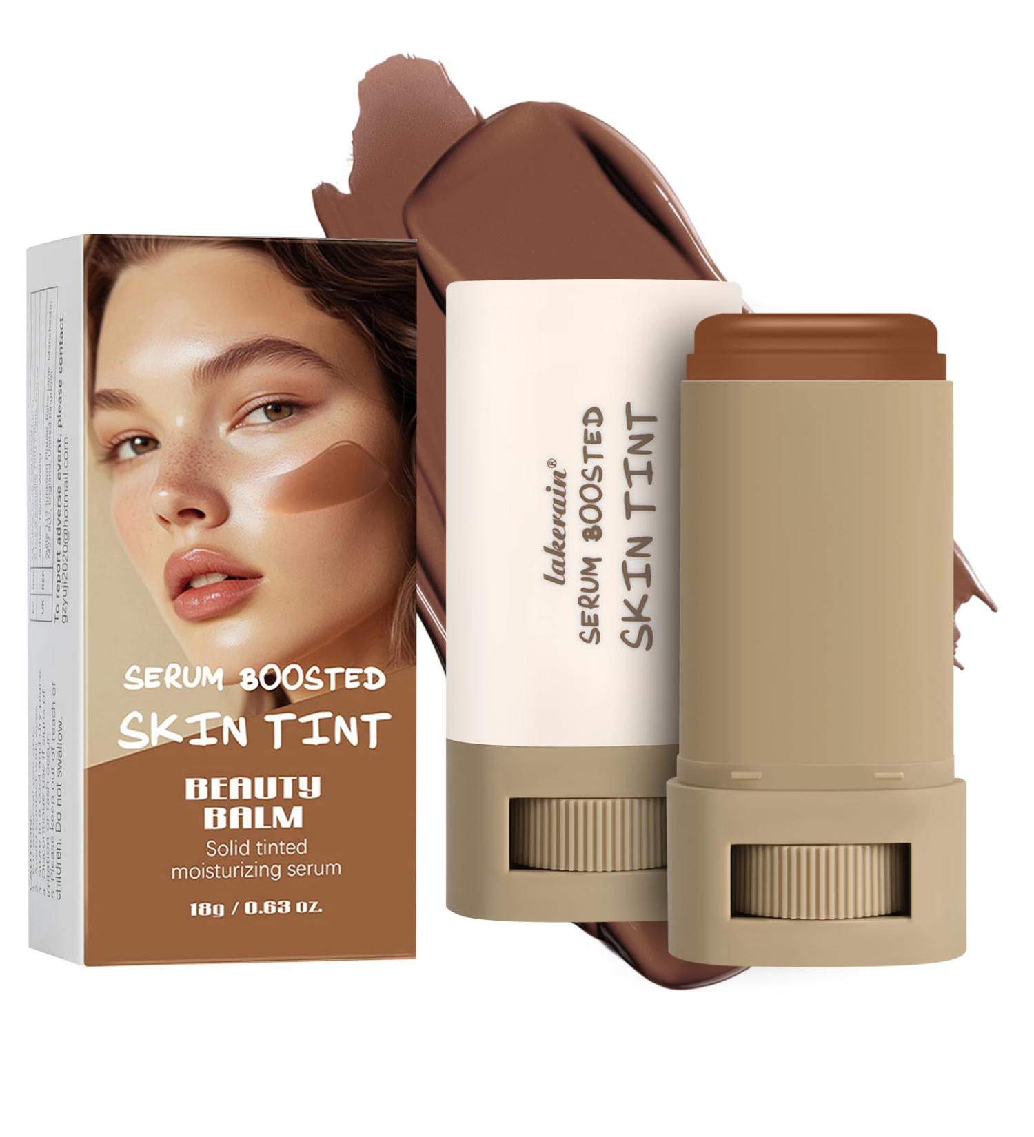 Foundation Stick Beauty Balm Serum Boosted Skin Tint Solid Tinted Moisturizing Serum Contour Stick Foundation Face for Women for Face Natural Makeup (03 18g) 03 18g - Buy Online on GoSupps.com