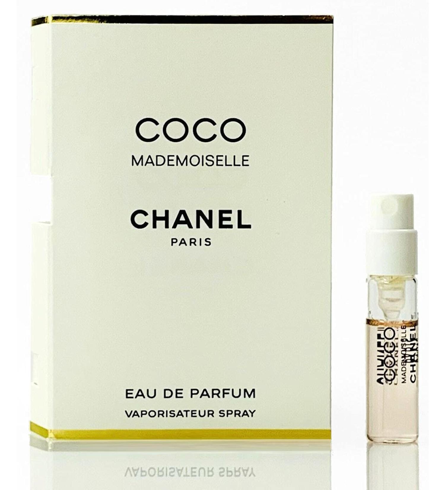 CHANEL COCO MADEMOISELLE Edt Spray Vial On Card Mini Musk 0.05 Fl Oz (Pack of 1)