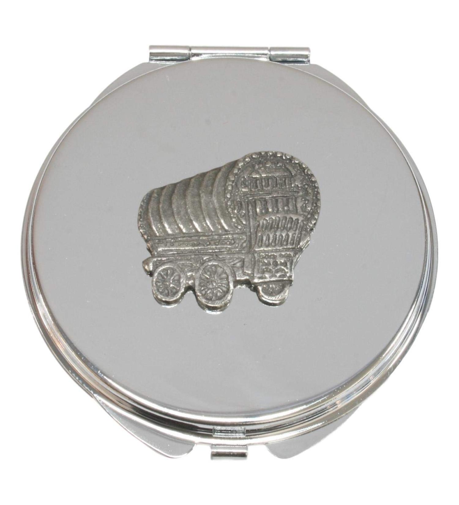 Romany Caravan Compact Mirror Handbag Gift With Free Engraving 448 - Buy Online on GoSupps.com