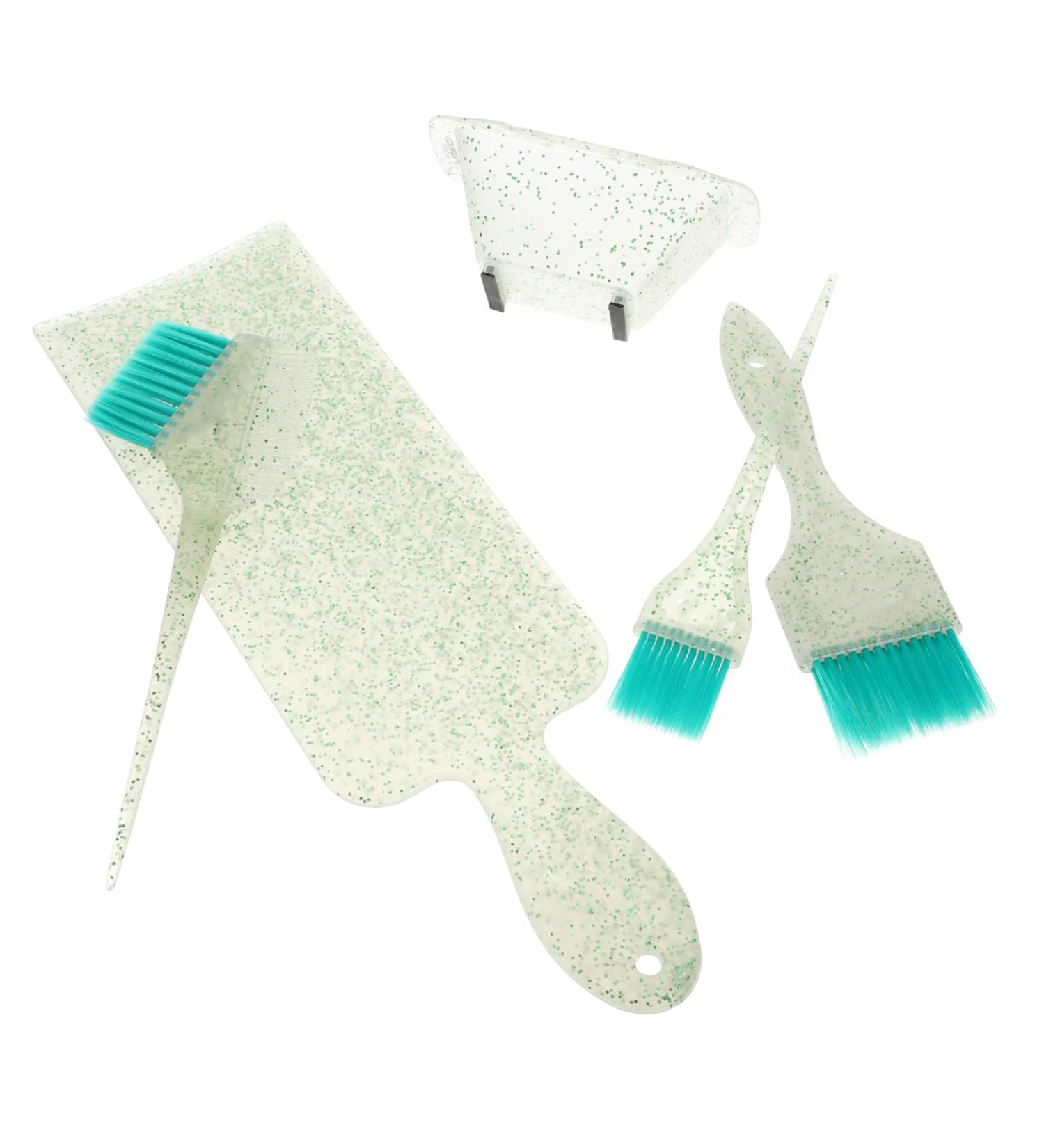 Kit De Teinture Pour Cheveux 5 Pi ces Bol Colorer Vert Pinceaux De Coloration Outils De Coiffure Pour Salons Et Utilisation - Buy Online on GoSupps.com