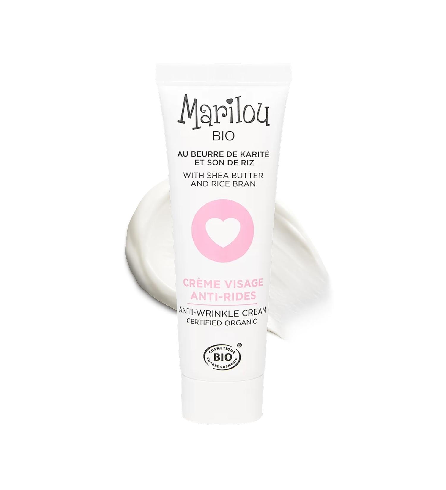 Marilou Bio - Cr me Visage Anti-Rides Bio Aloe Vera et Son de riz - Rides - Fermet - Eclat - 99% d'ingr dients d'origine naturelle - Tous types de peaux -30 ml 30 ml (Lot de 1) - Buy Online on GoSupps.com