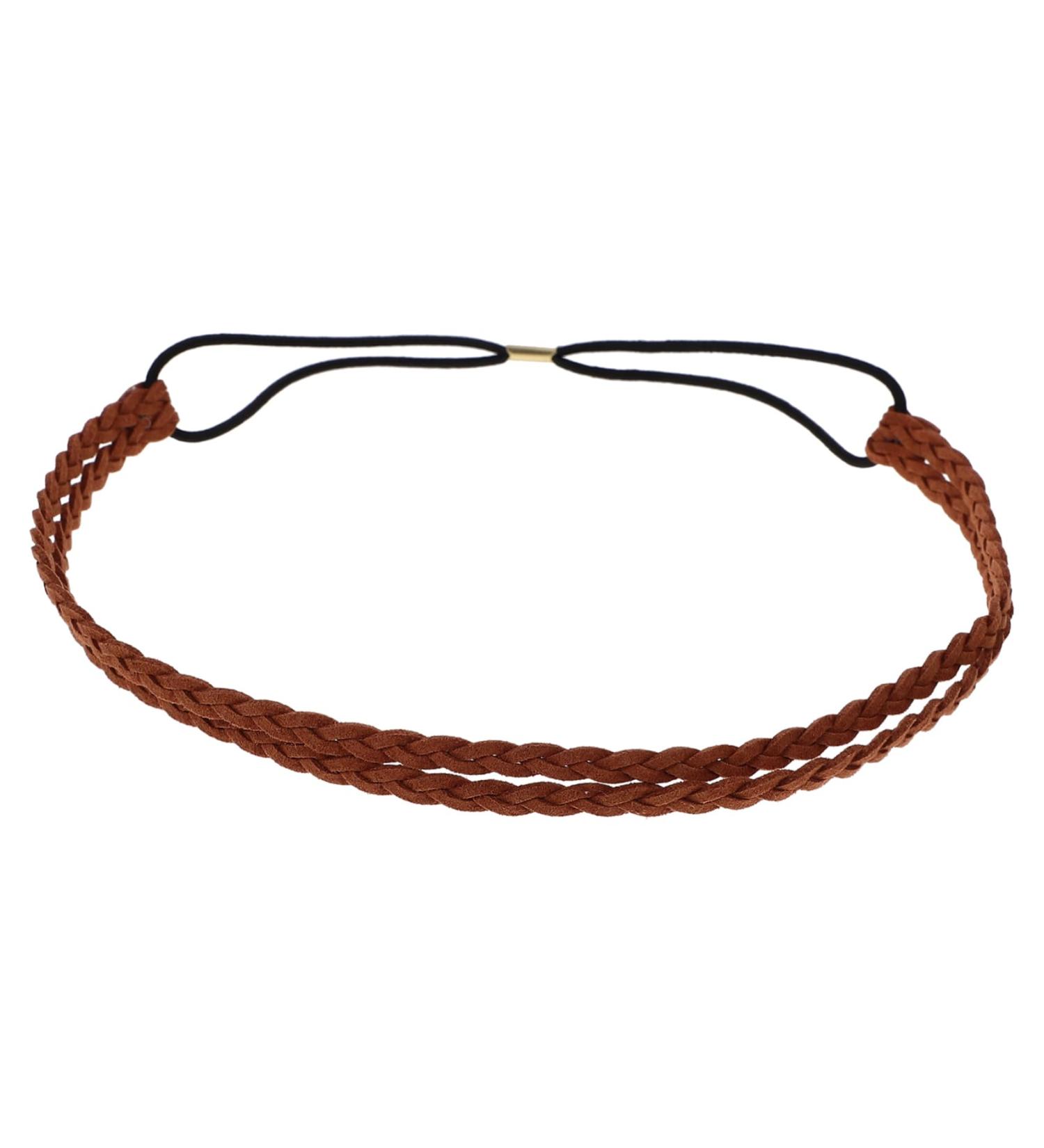 FRCOLOR Elastic Braided Headband Headbands Hair Ties Decor Hair Jewelry Braid Ponytail Hairband Double Layer Hair Band Braiding Hairband Retro Headband Hair Ornament Wig Suede Manual - Buy Online on GoSupps.com