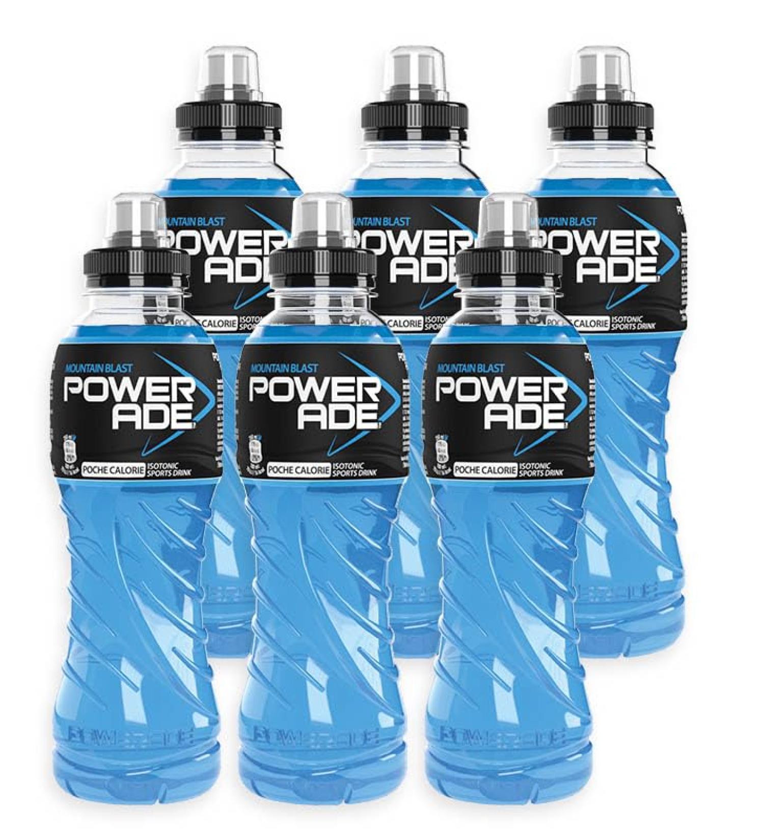  CAIYA 6 x Powerade Mountain Blast Sports Energy Drinks with Forest Berry Flavour and Low Calorie 500ml 6 Bottles  - Buy Online on GoSupps.com