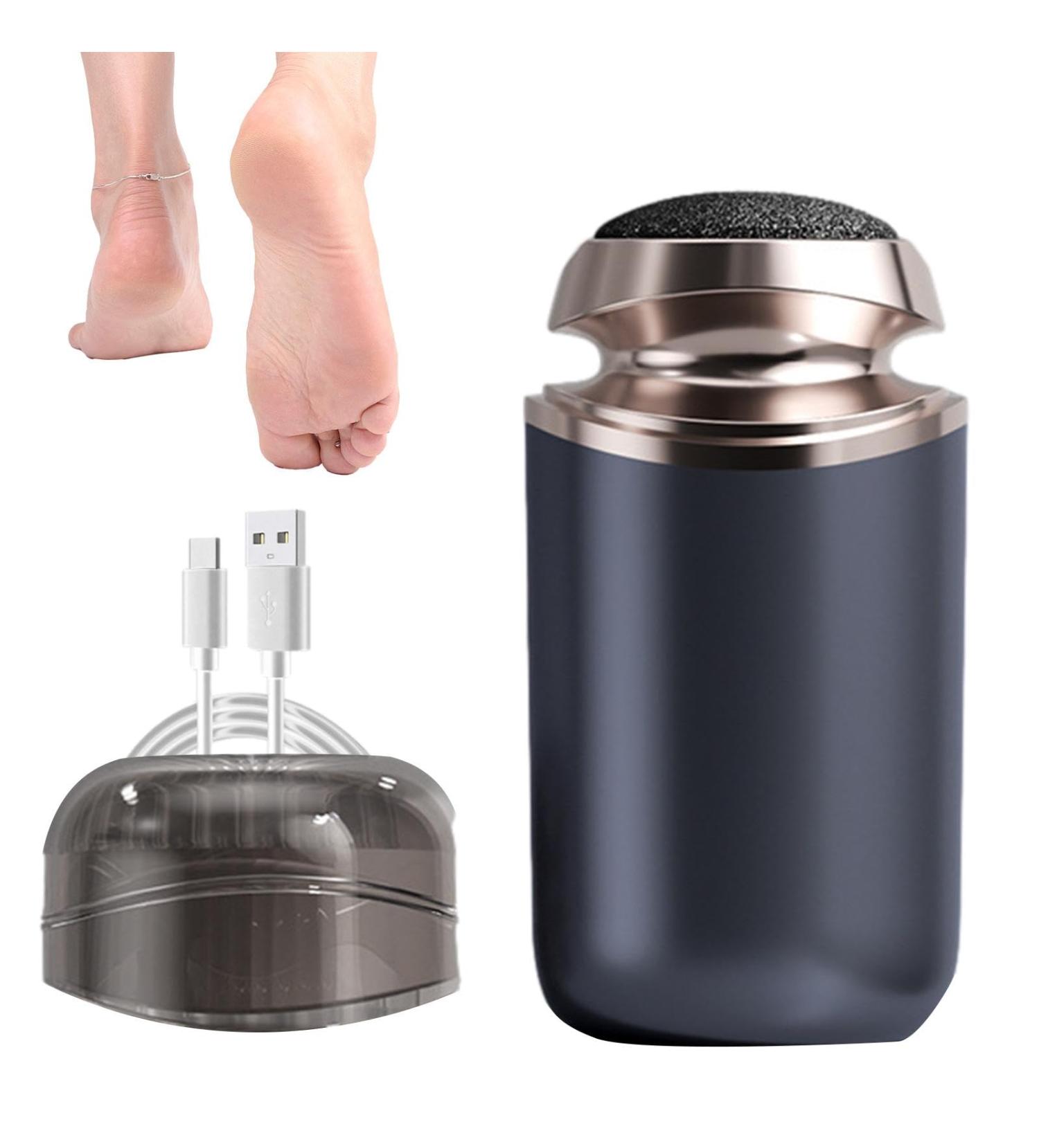 Electric Foot Callus Remover Removable Callus Remover Portable Foot Sander Rechargeable Foot Callus Remover Tool Feet Pedicure Tools for Men Women Dead Cracked Skin Blue - Buy Online on GoSupps.com