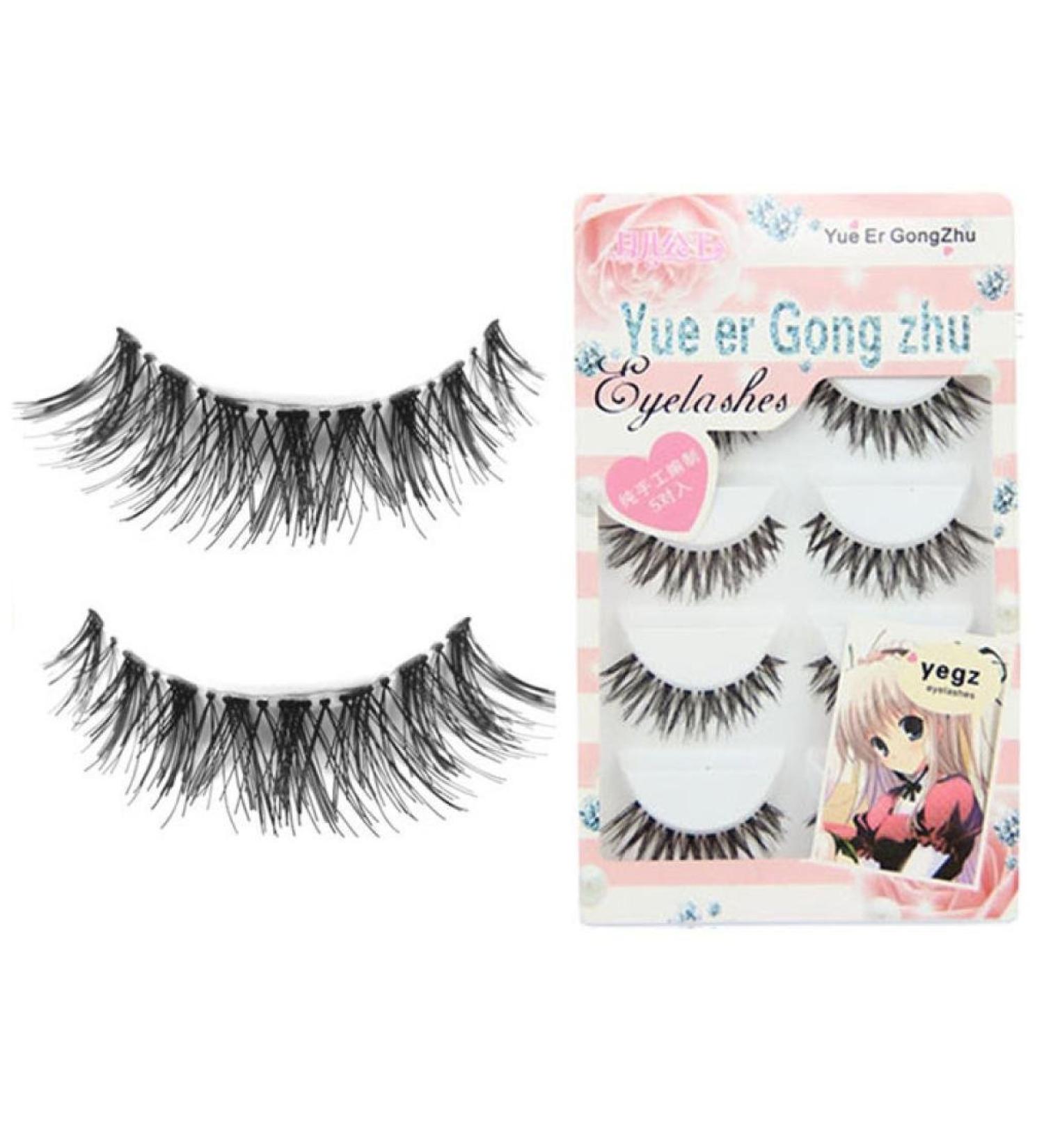 Buy 5 Pair Criss Cross False Eyelashes - Cute & Voluminous | Oyedens - International Shipping Available - Buy Online on GoSupps.com