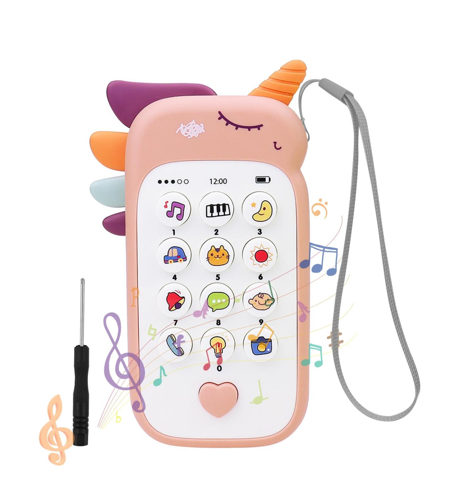 Buy Bougpeng Baby Phone Musical Toys - Smartphone Toys for Kids 6+ Months - Gift with Songs Sounds & Flashing Lights - Buy Online on GoSupps.com