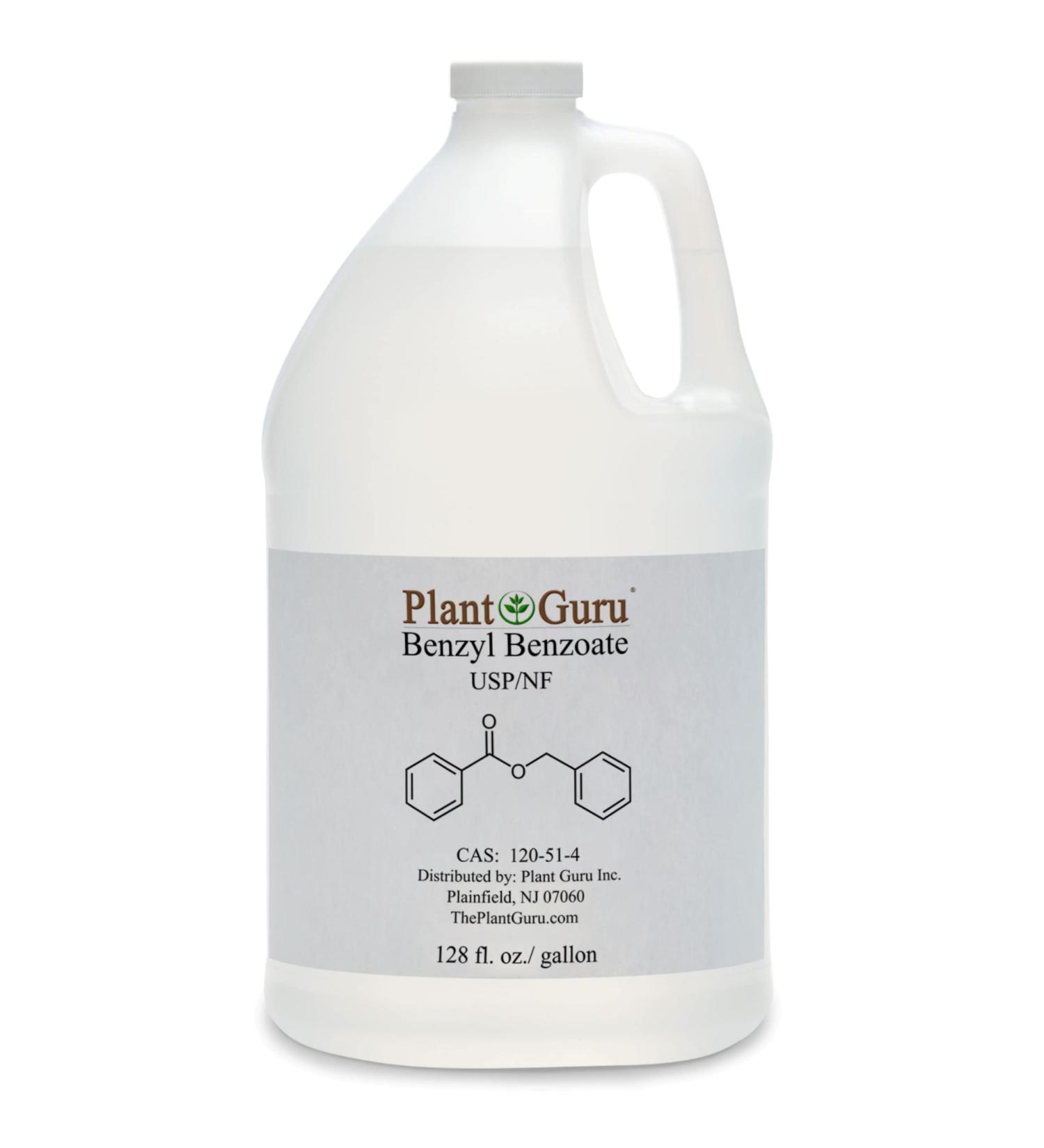 Benzyl Benzoate USP Grade Liquid Gallon - 9.25 lbs Bulk for Fragrance Cosmetics & Hair Products - International Shipping Available - Buy Online on GoSupps.com