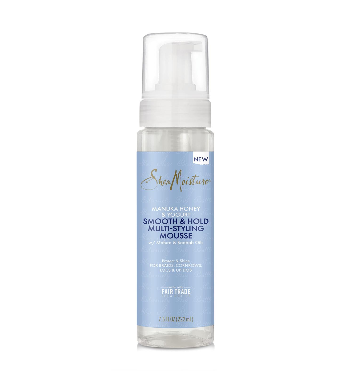 SheaMoisture Manuka Honey & Yogurt Multi-Styling Hair Mousse 7.5 oz - Nourishing Hold - Buy Online on GoSupps.com