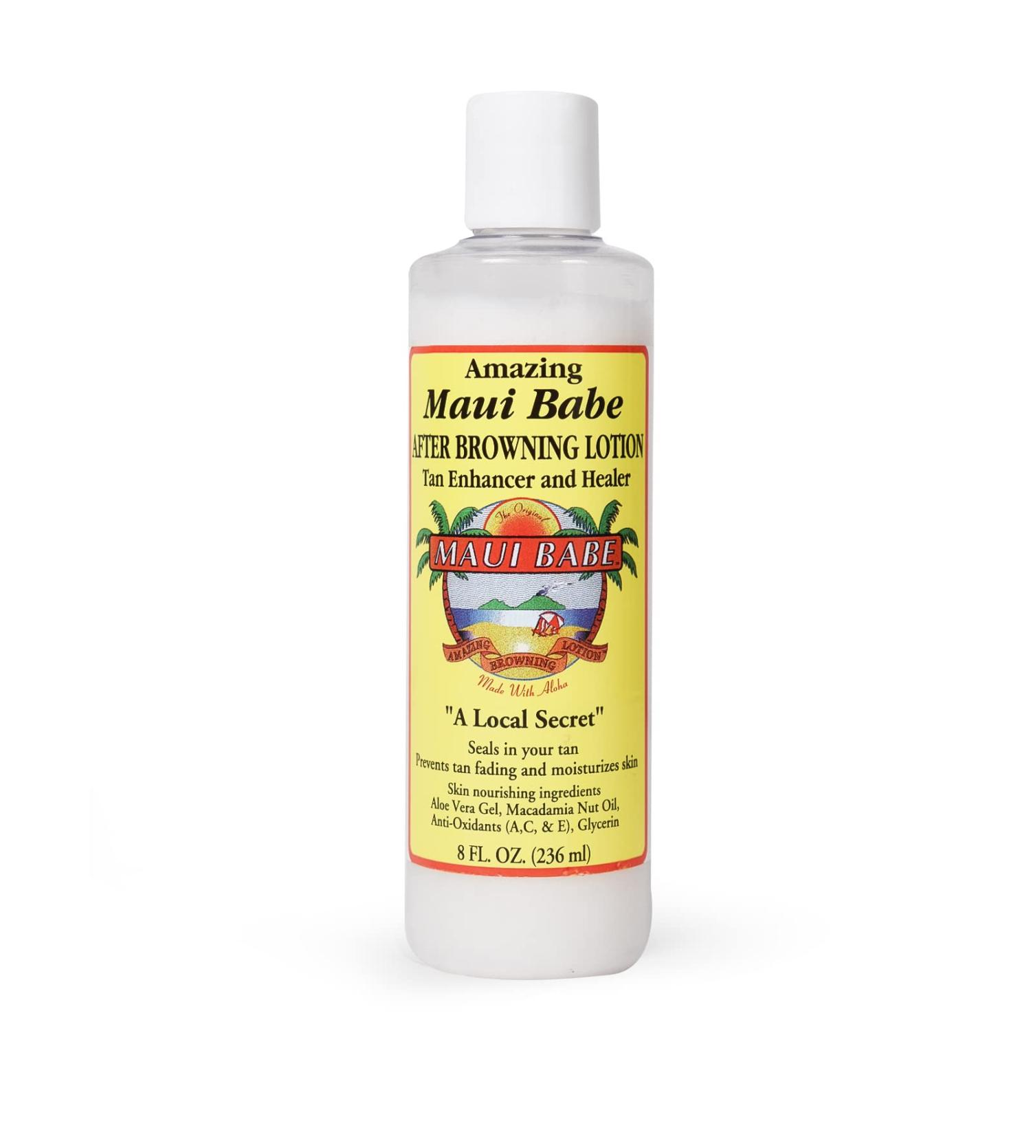 Maui Babe After Browning Lotion 8oz - Tan Enhancer & Healer | Made in USA - Buy Online on GoSupps.com