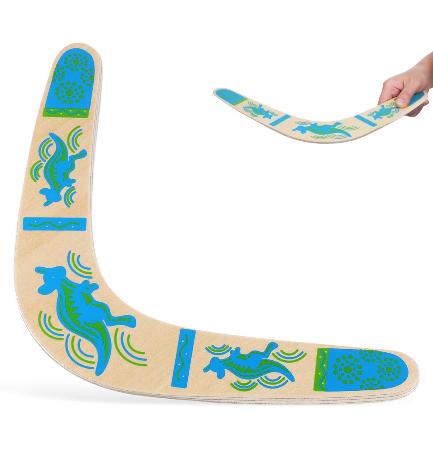 Buy ToddMomy Wooden V-Shape Boomerang for Kids | Fun Outdoor Flying Toy - International Shipping Available - Buy Online on GoSupps.com