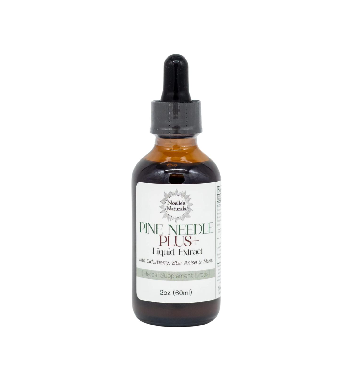 Pine Needle Plus+ Herbal Extract Drops - Immune Support with Elderberry and Star Anise - Buy Online on GoSupps.com