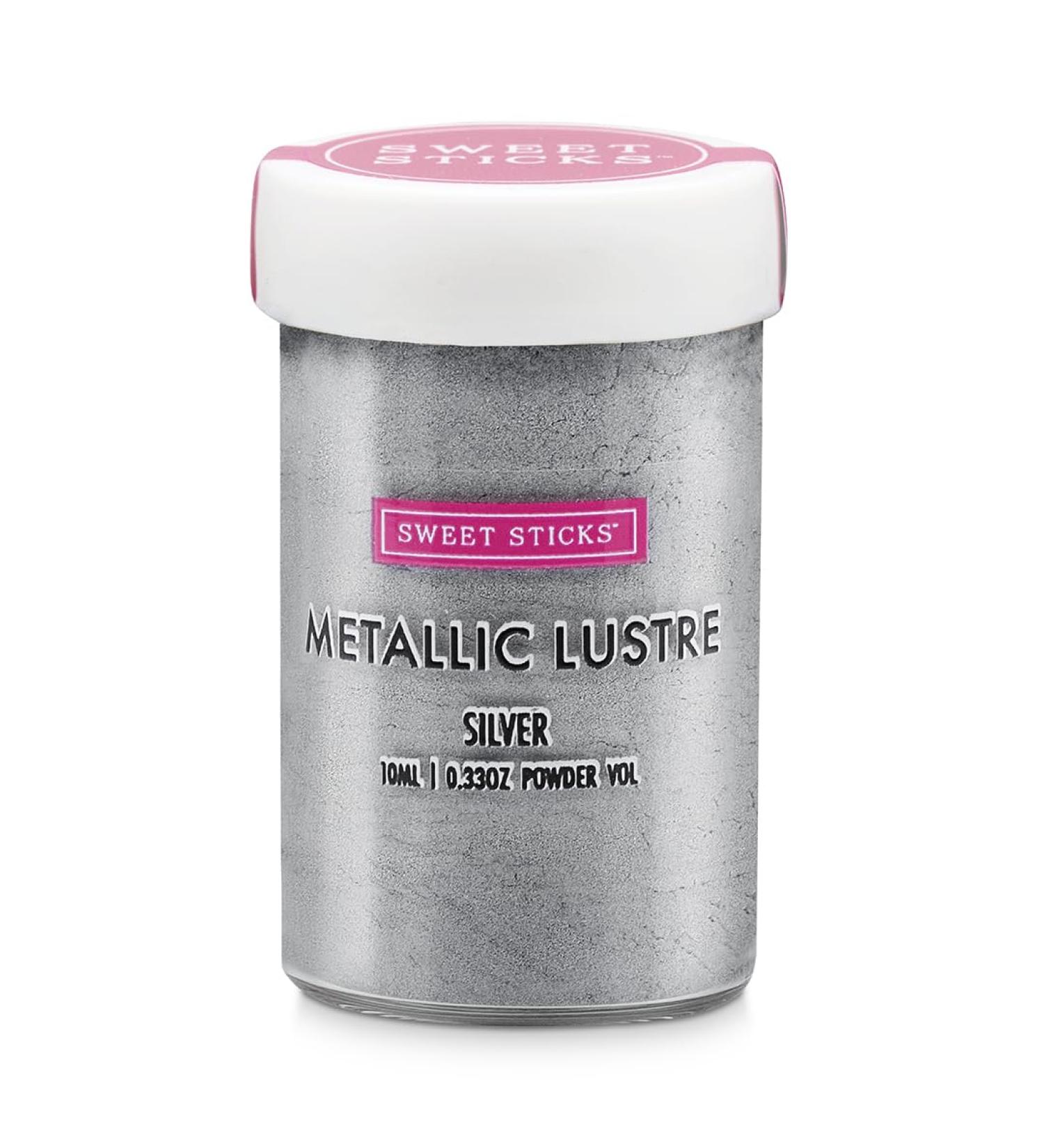 Sweet Sticks Edible Metallic Lustre Dust 4g Silver - Buy Online on GoSupps.com