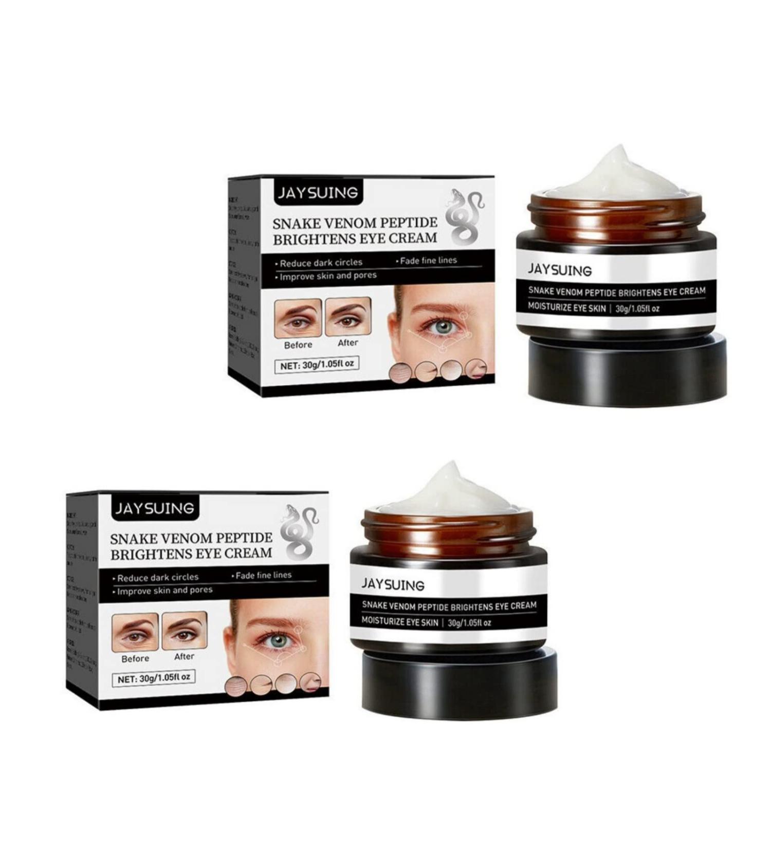 Verfons Snake Venom Peptide Anti-Wrinkle Eye Cream & Jaysuing Snake Venom Peptide Eye Cream Set - Dark Circles & Puffy Eyes Treatment (2pcs) - Buy Online on GoSupps.com