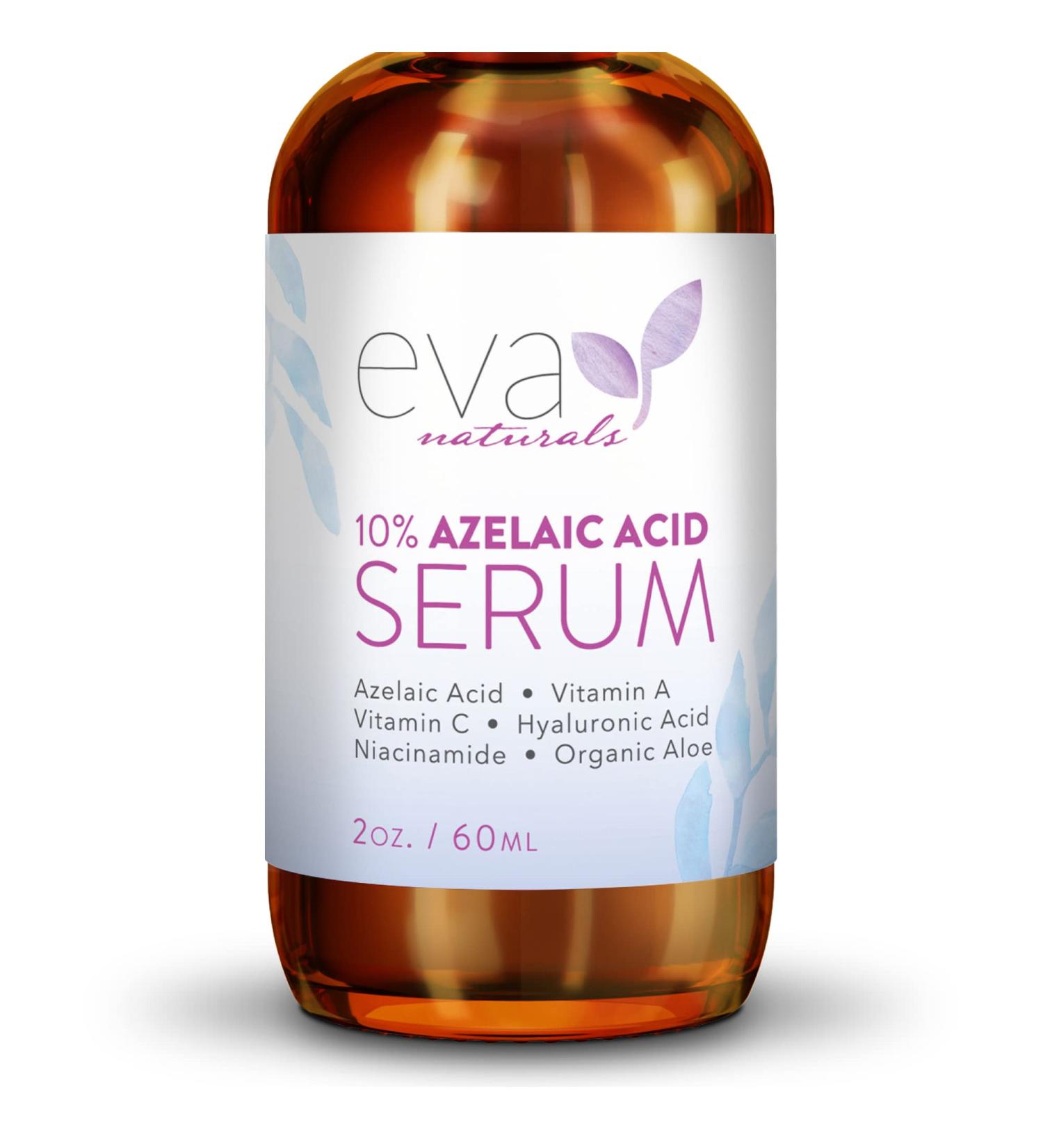 Azelaic Acid 10% Serum 2 oz - Skin Brightening, Redness Relief, Dark Spot Repair - Hyaluronic Acid and Niacinamide - 2 Fl Oz - Buy Online on GoSupps.com