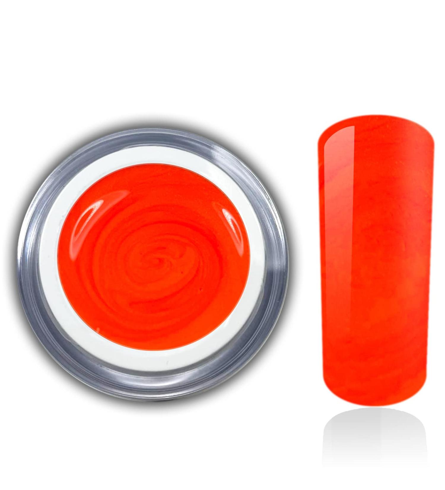 Buy Color Gel Neon Pearl Orange - UV LED Nail Gel for Nail Art | RM Beautynails (1x5ml) - International Shipping Available - Buy Online on GoSupps.com