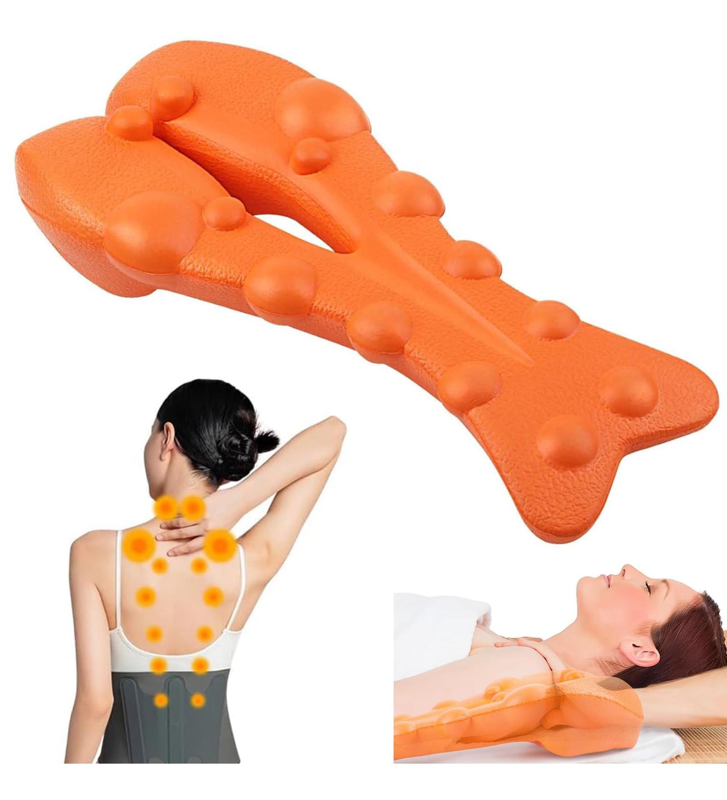 Trapezius Stretcher & Trigger Point Massage Device for Neck and Shoulder Relief - Ultimate Upper Back Relaxation - Buy Online on GoSupps.com