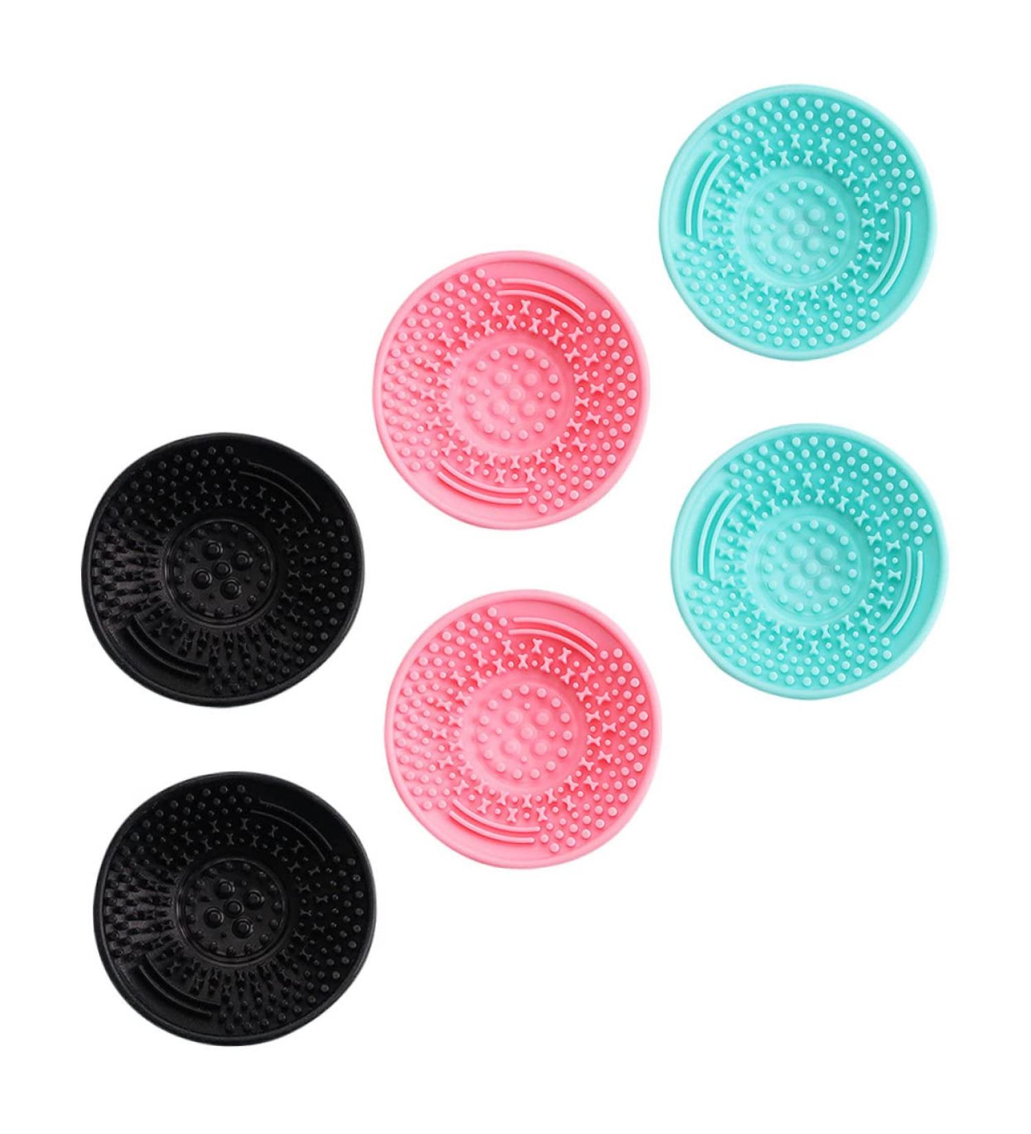 Beaupretty 18 Pcs Makeup Brush Cleaner Pad - Essential Cosmetic Brush Cleaning Mats & Gadgets for Flawless Beauty - Buy Online on GoSupps.com