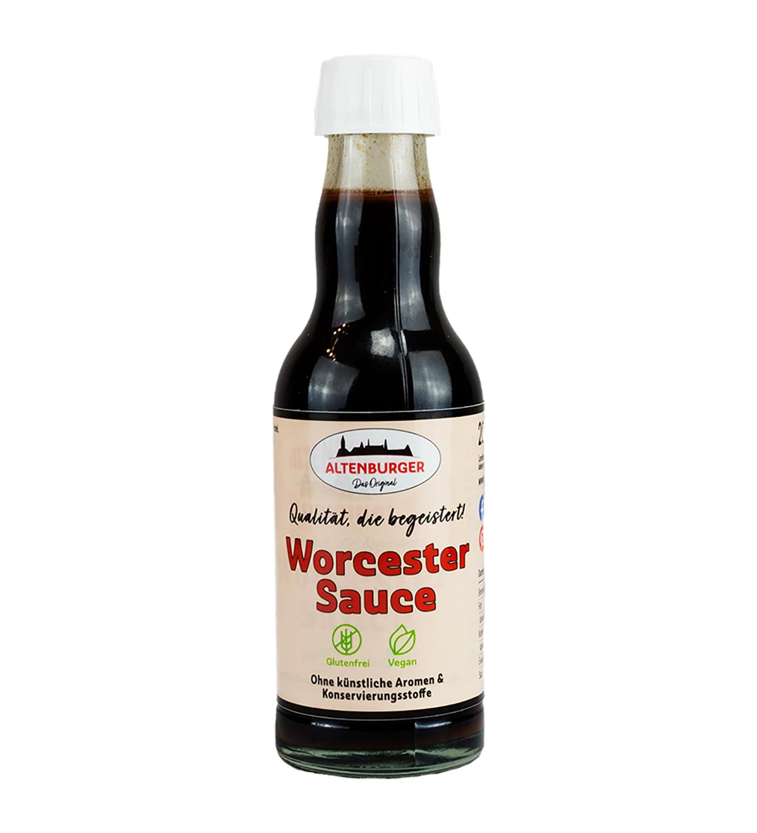 Buy Altenburger Original Worcester Sauce 200ml | Gluten-Free Lactose-Free & Vegan | Authentic Worcestershire Sauce - Buy Online on GoSupps.com