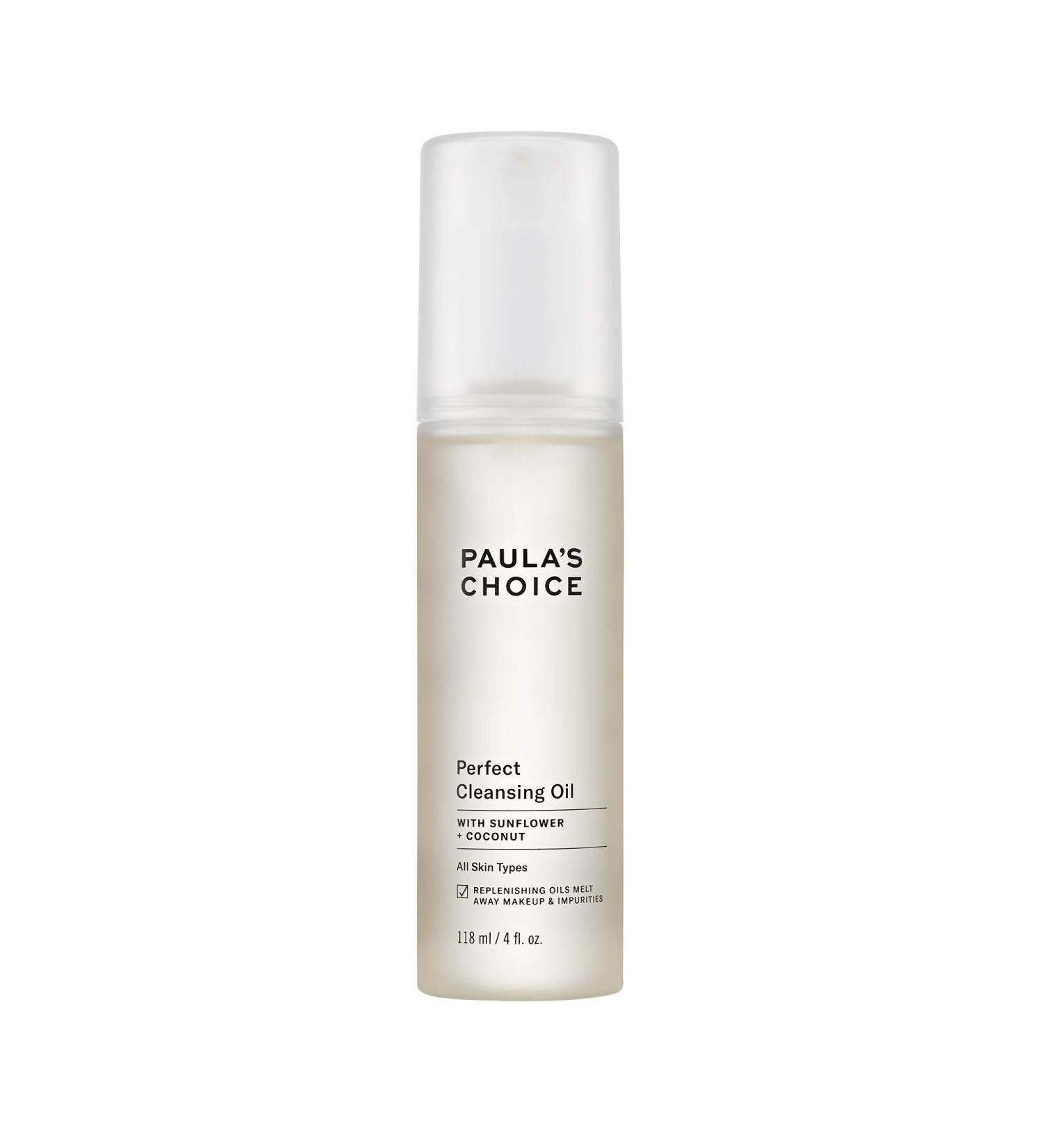 Paula's Choice Perfect Cleansing Oil with Jojoba, Sunflower & Coconut Oil - Fragrance-Free Face Wash for Dry Skin (4 oz) - Buy Online on GoSupps.com