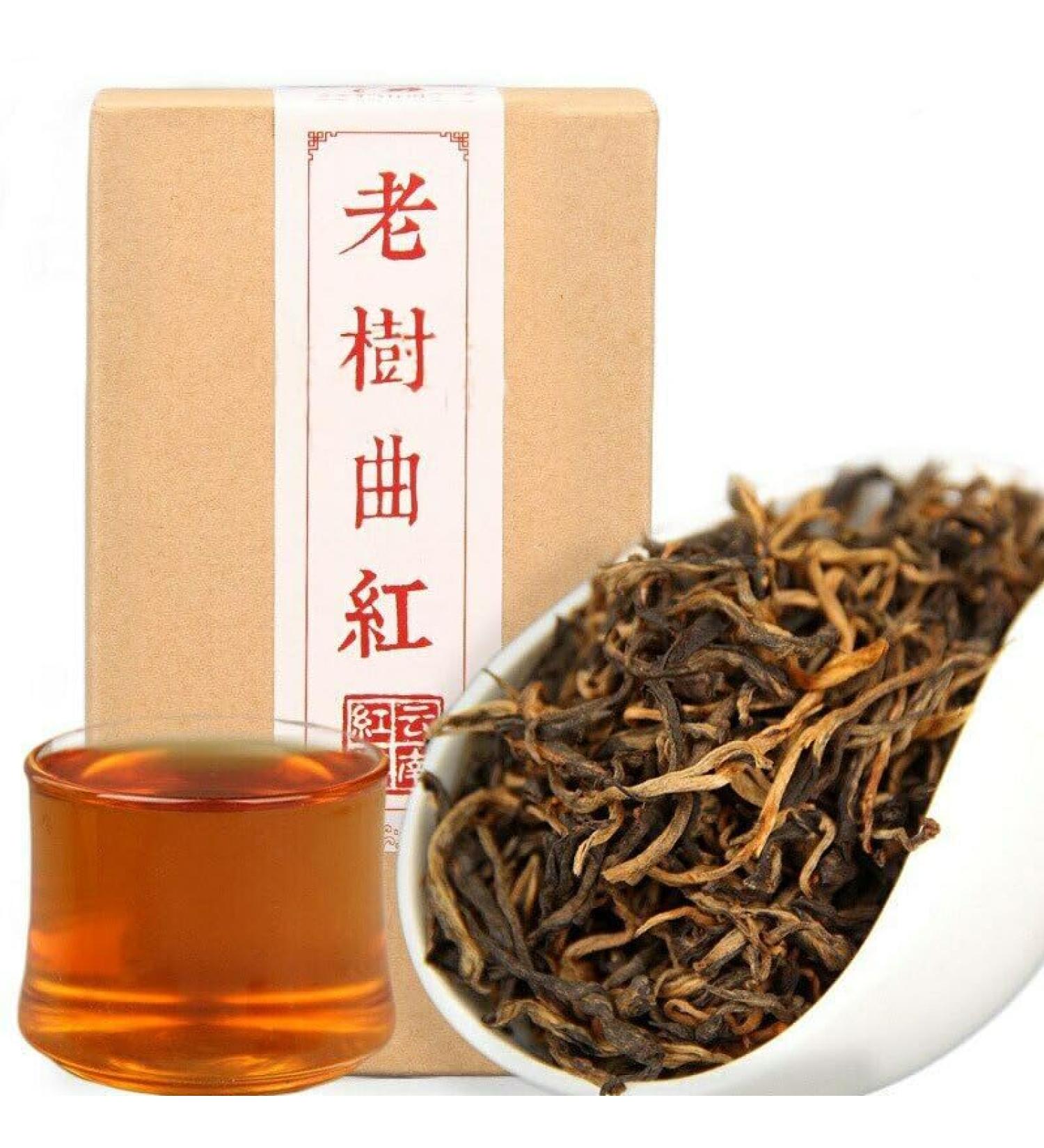80g/bo te Tee Tea Yunnan Dian Hong Th chinois rouge vieil arbre noir (80g*2)