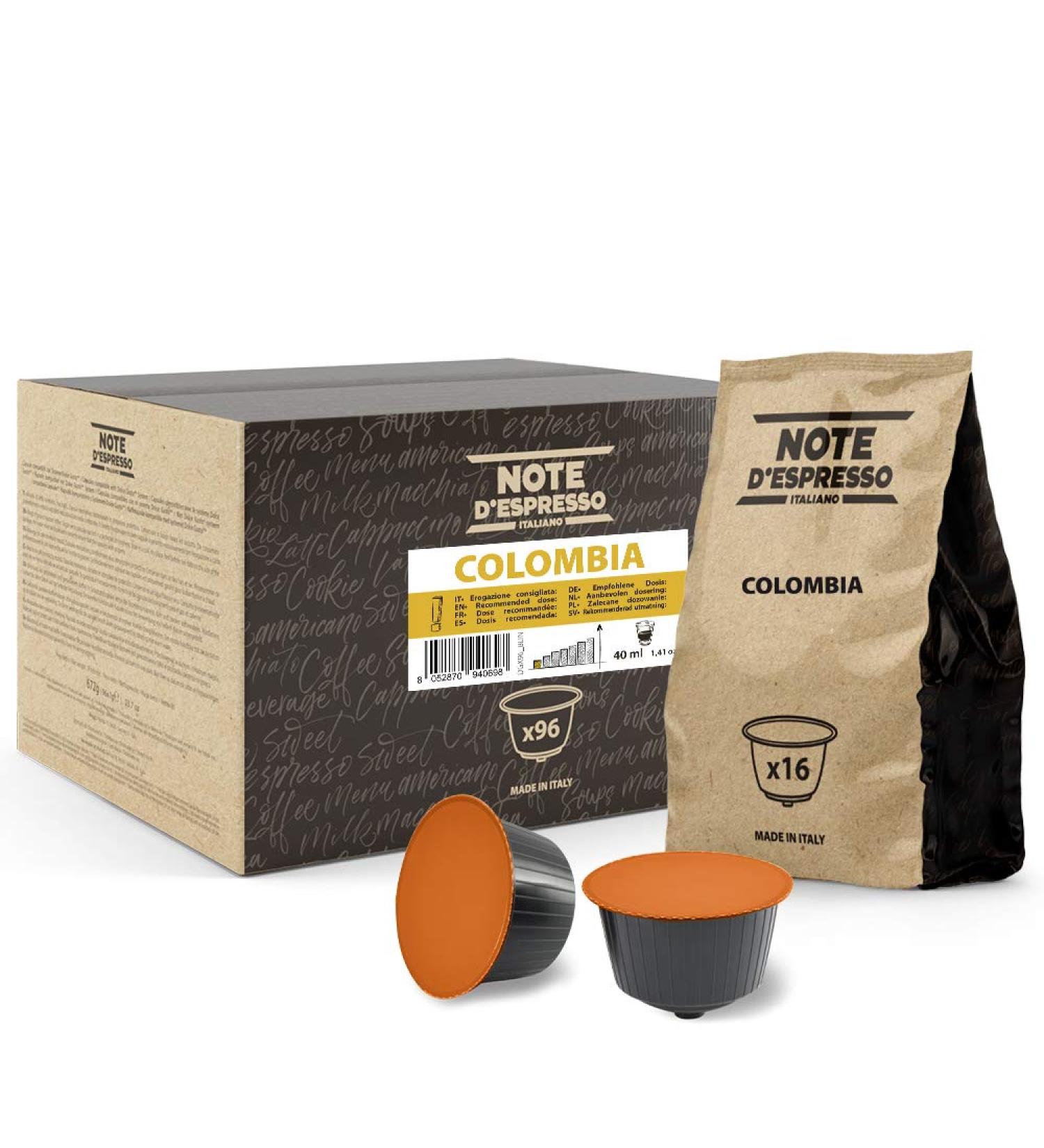 Espresso Note - Colombia - Coffee Capsules - Exclusively Compatible with NESCAFE* DOLCE GUSTO* Machines - 96 caps - Buy Online on GoSupps.com