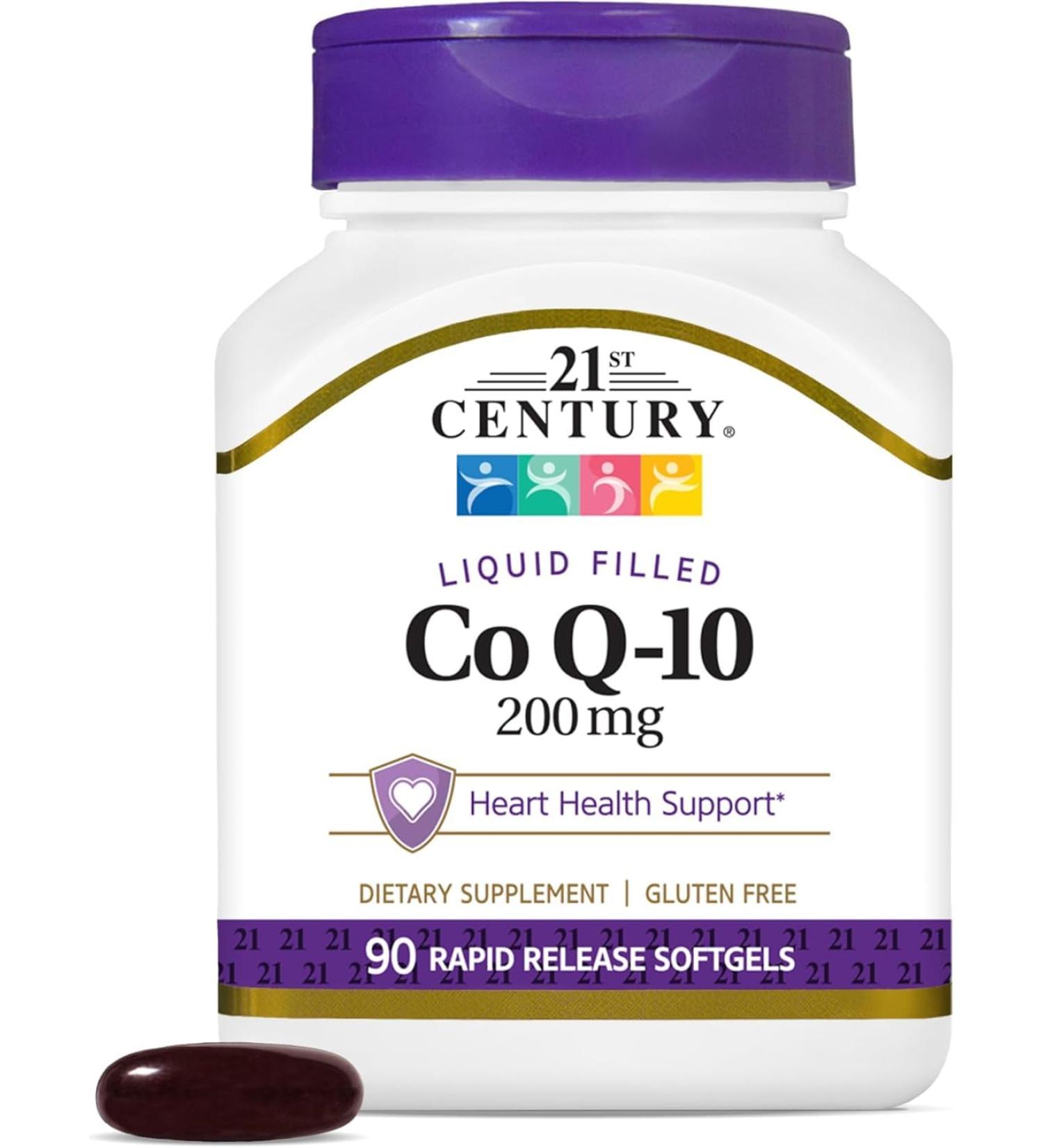 21st Century Co Q-10 200 mg Softgels Extra Strength - 90 ct Pack of 2 - Buy Online on GoSupps.com