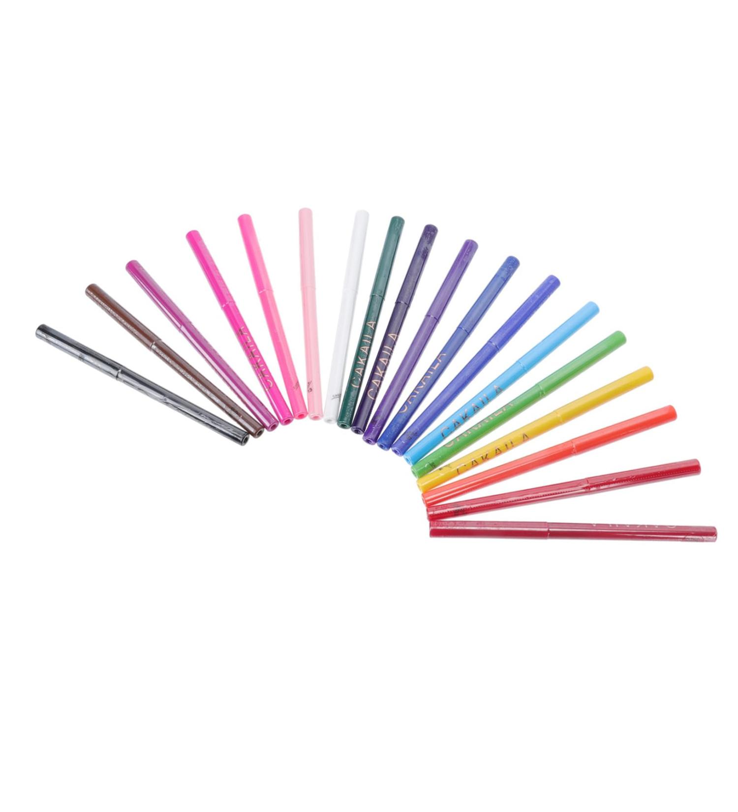 CANIGHT 18pcs Eyeliner Makeup Tools Eye Shadow Stick Accessories for Teen Eye Makeup Accessories Abs - Buy Online on GoSupps.com